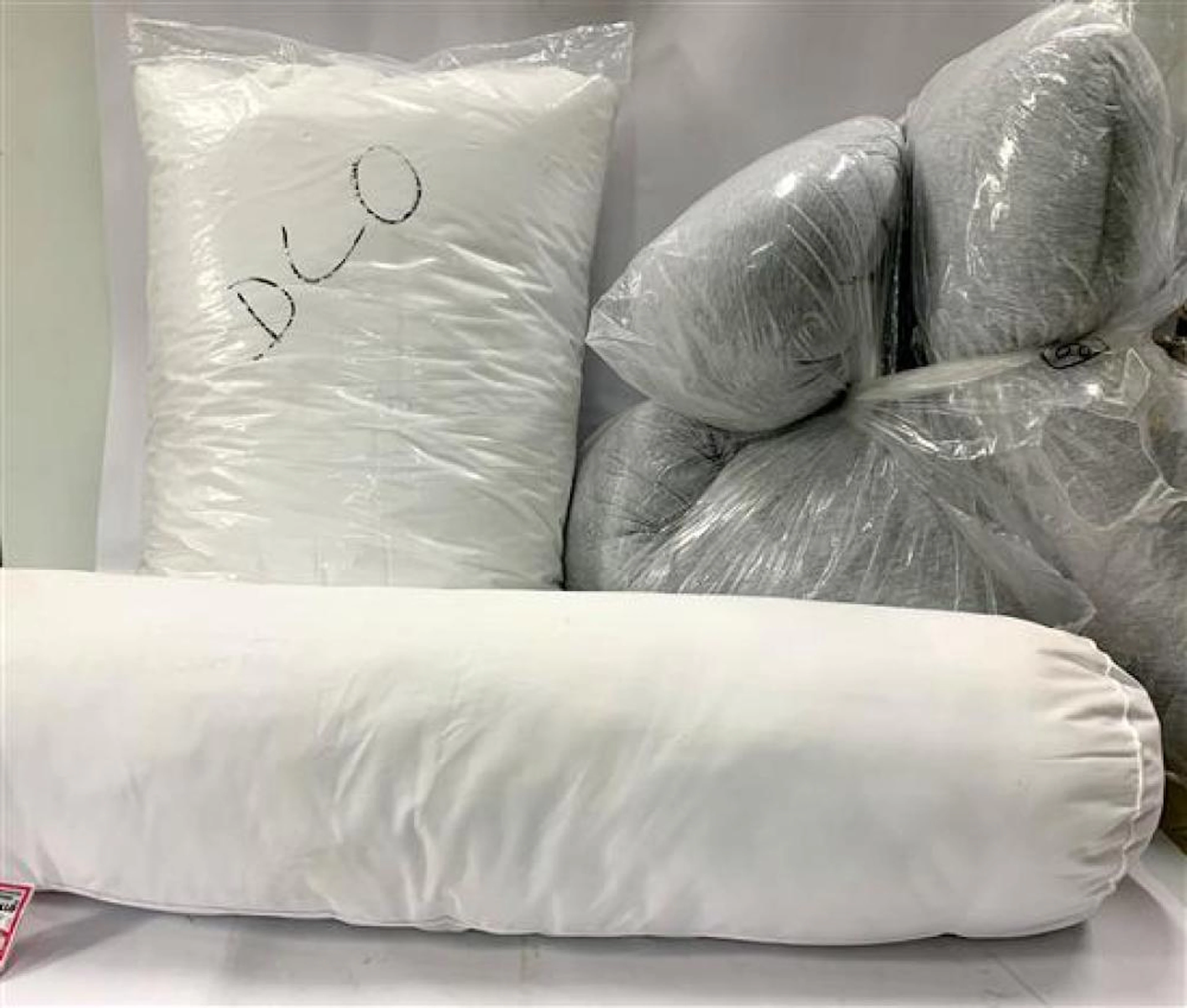 Three assorted pillow incl