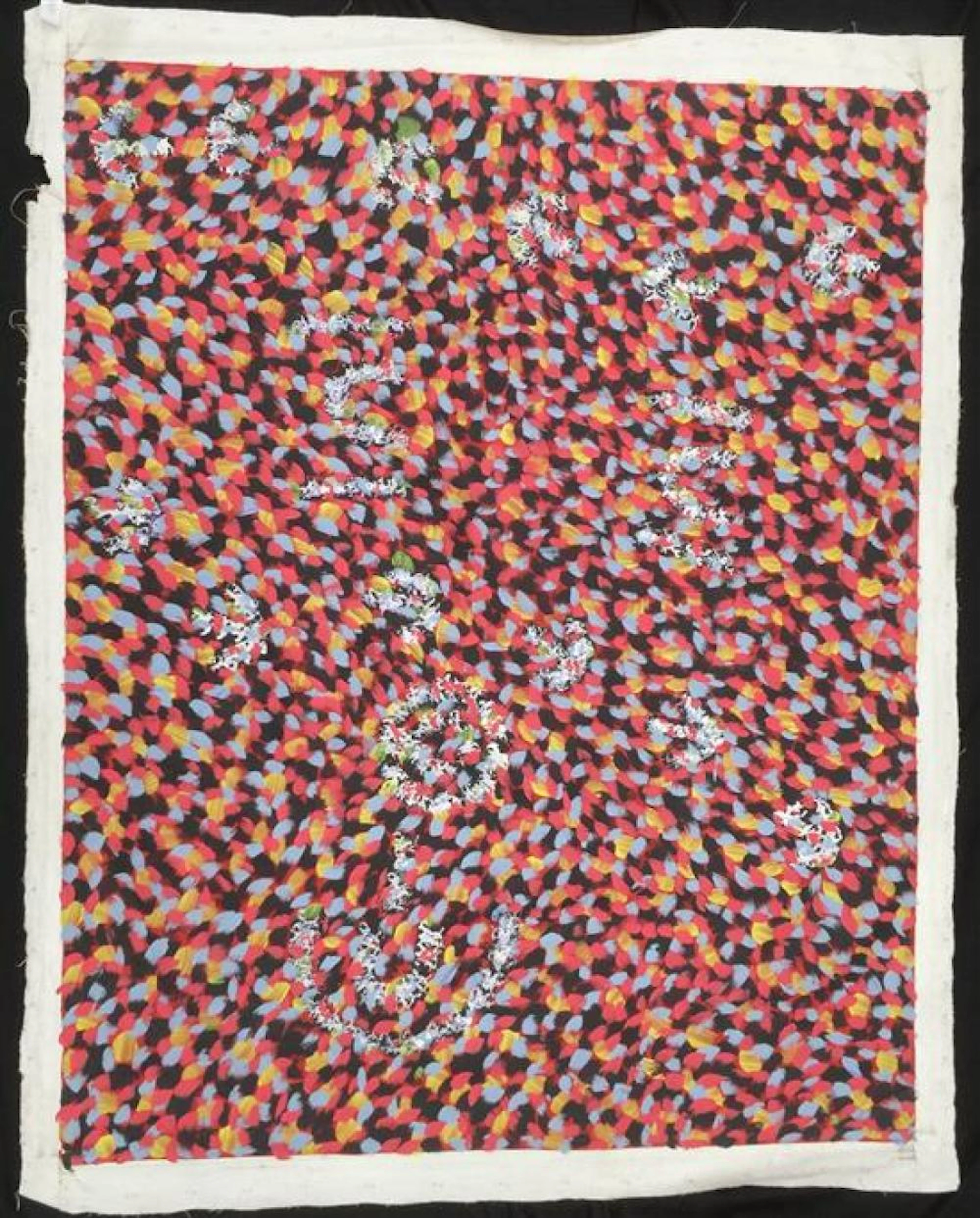 Jean Hudson Nampitjinpa (b.c.1956) Fire Dreaming, 2012 Acrylic on linen