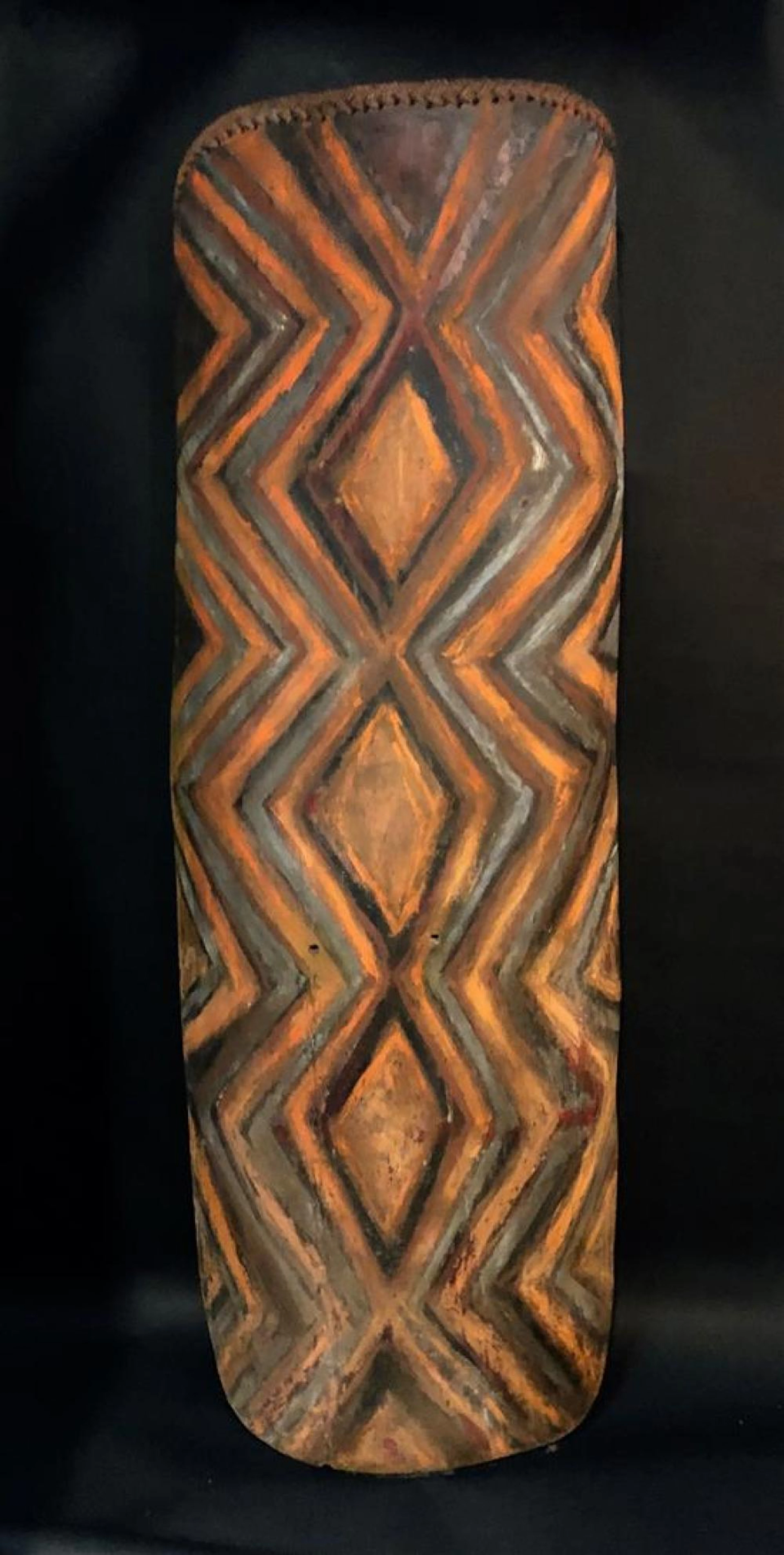 An Old Fighting Shield, Jimi Valley, Western Highlands, PNG,