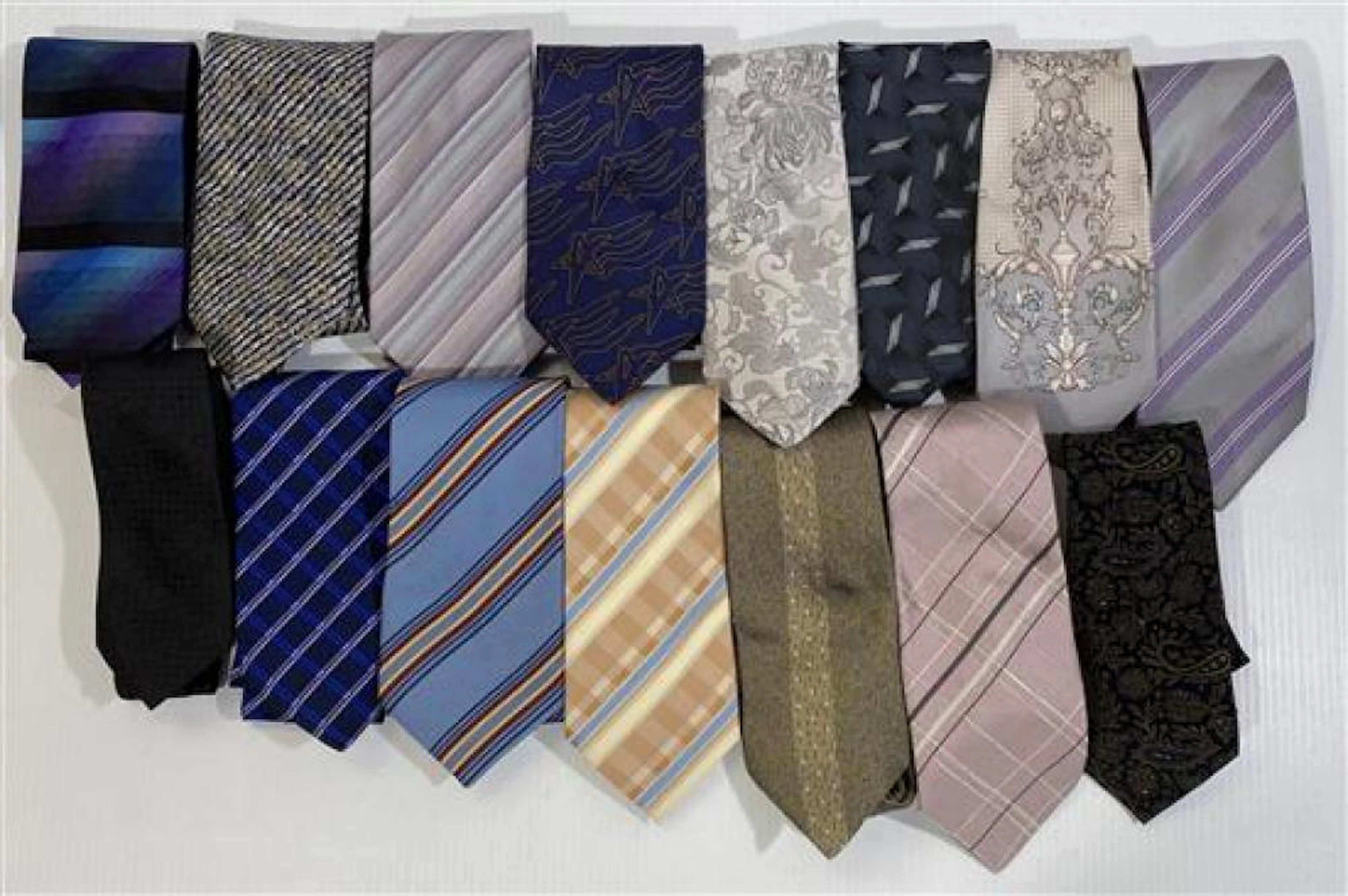 A Collection of Eleven Silk Ties including: Trent Nathan