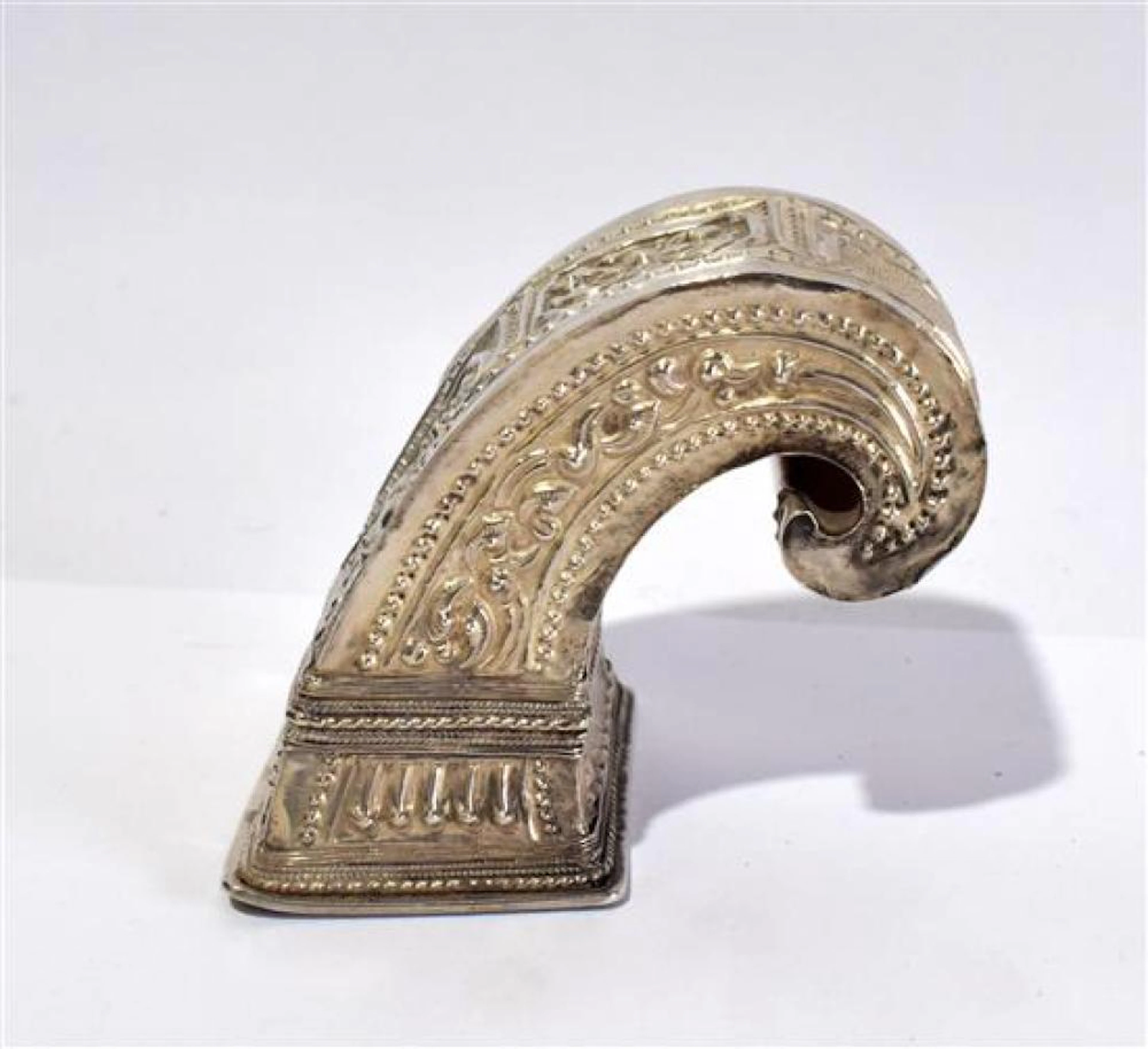 A Burmese Silver Betel Leaf Holder