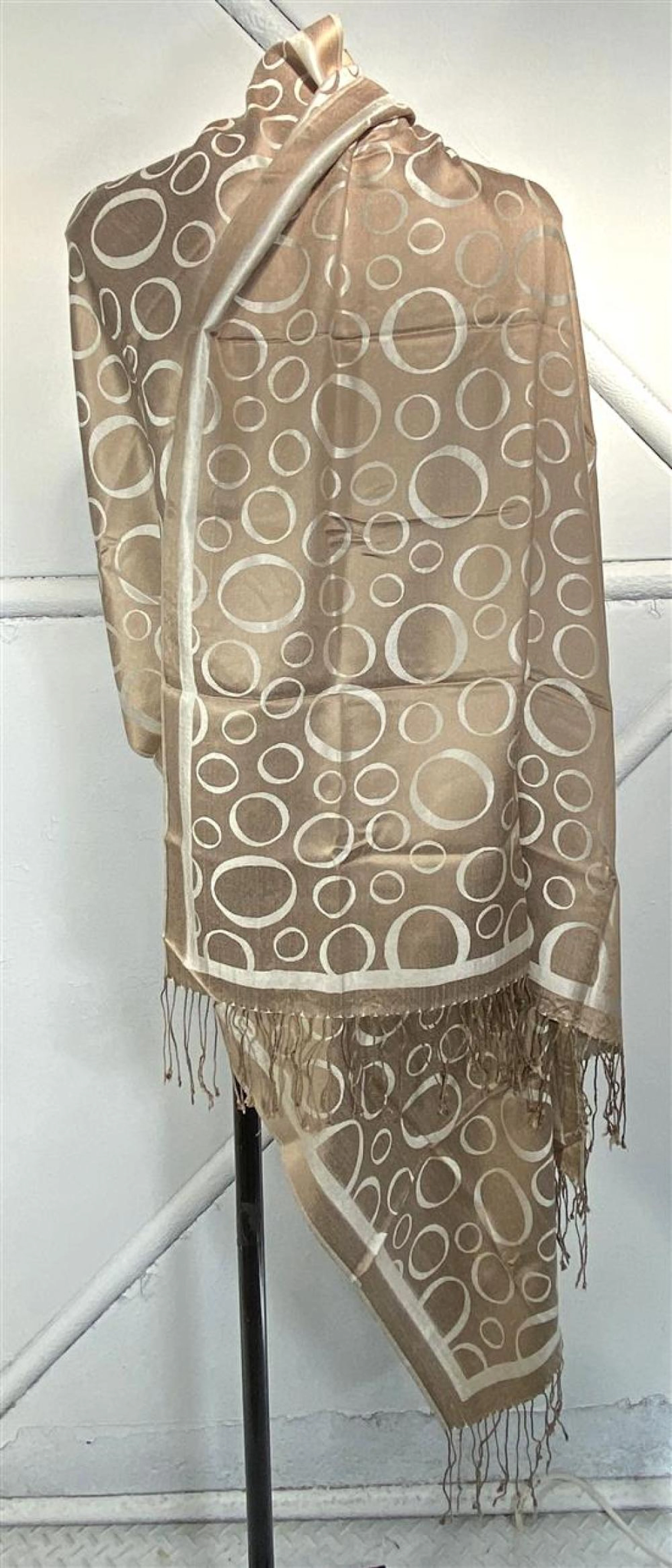 Oroton: Autumn Jacquard Lux Silk Wrap + Unlabelled...