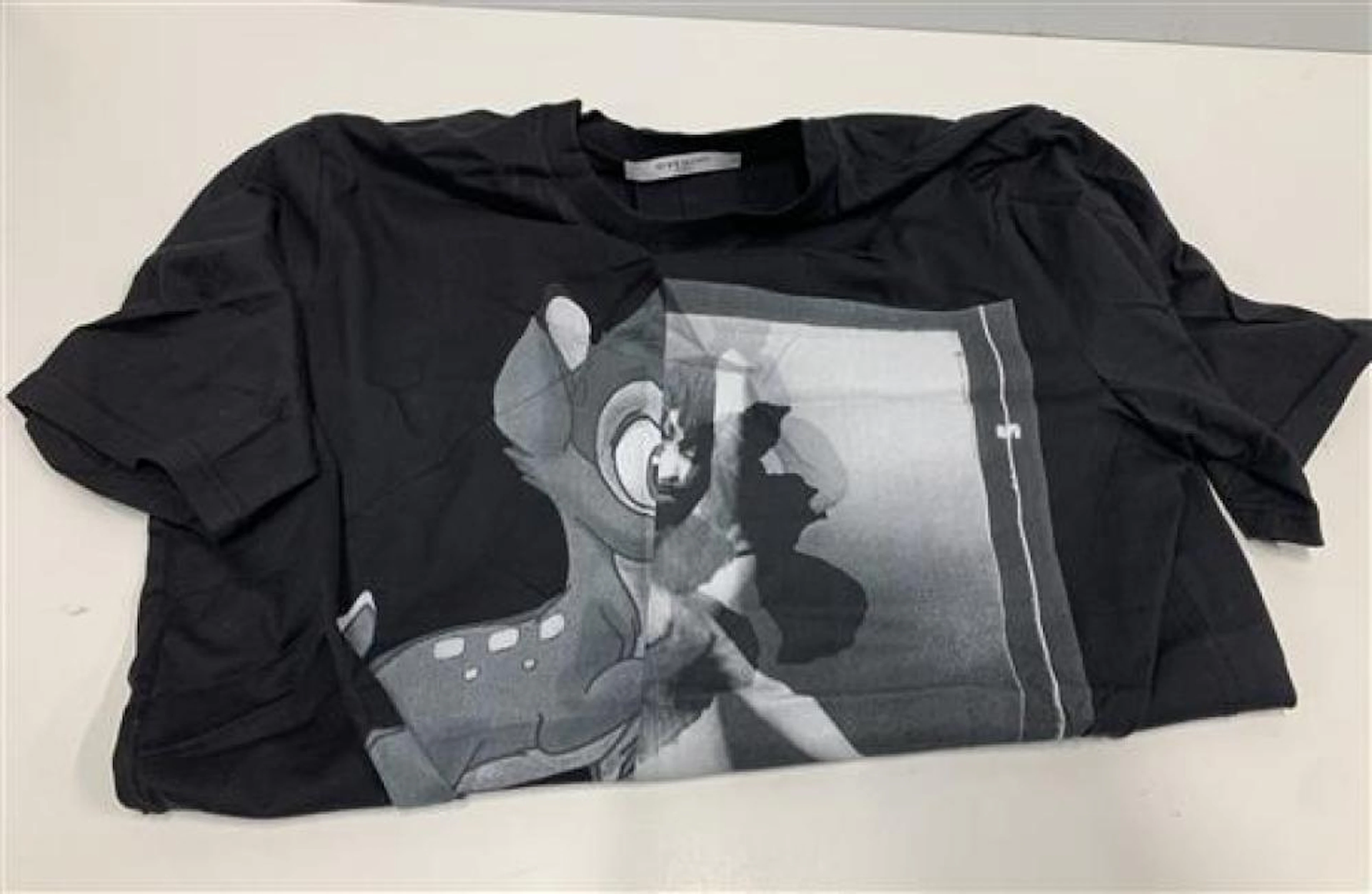 A designer t shirt marked Givenchy