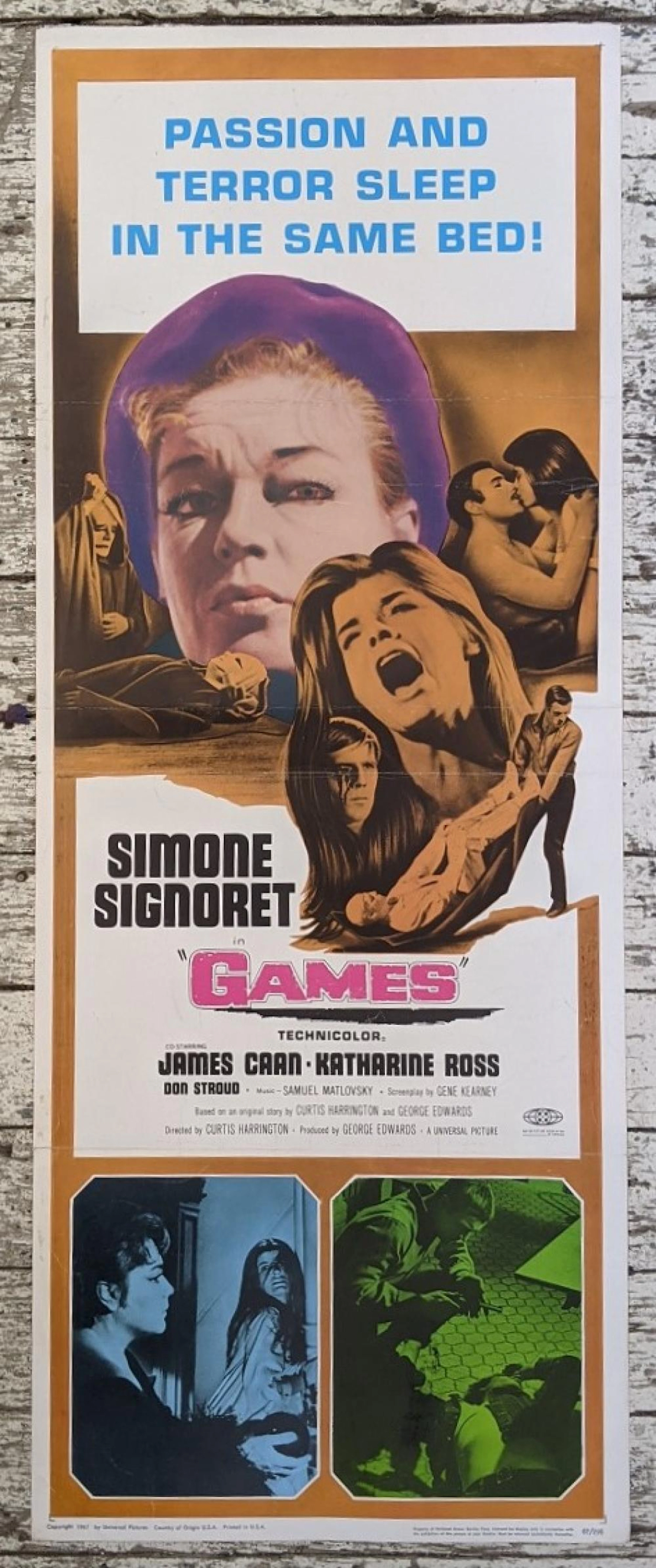 Games. US Insert Colour Movie Poster.