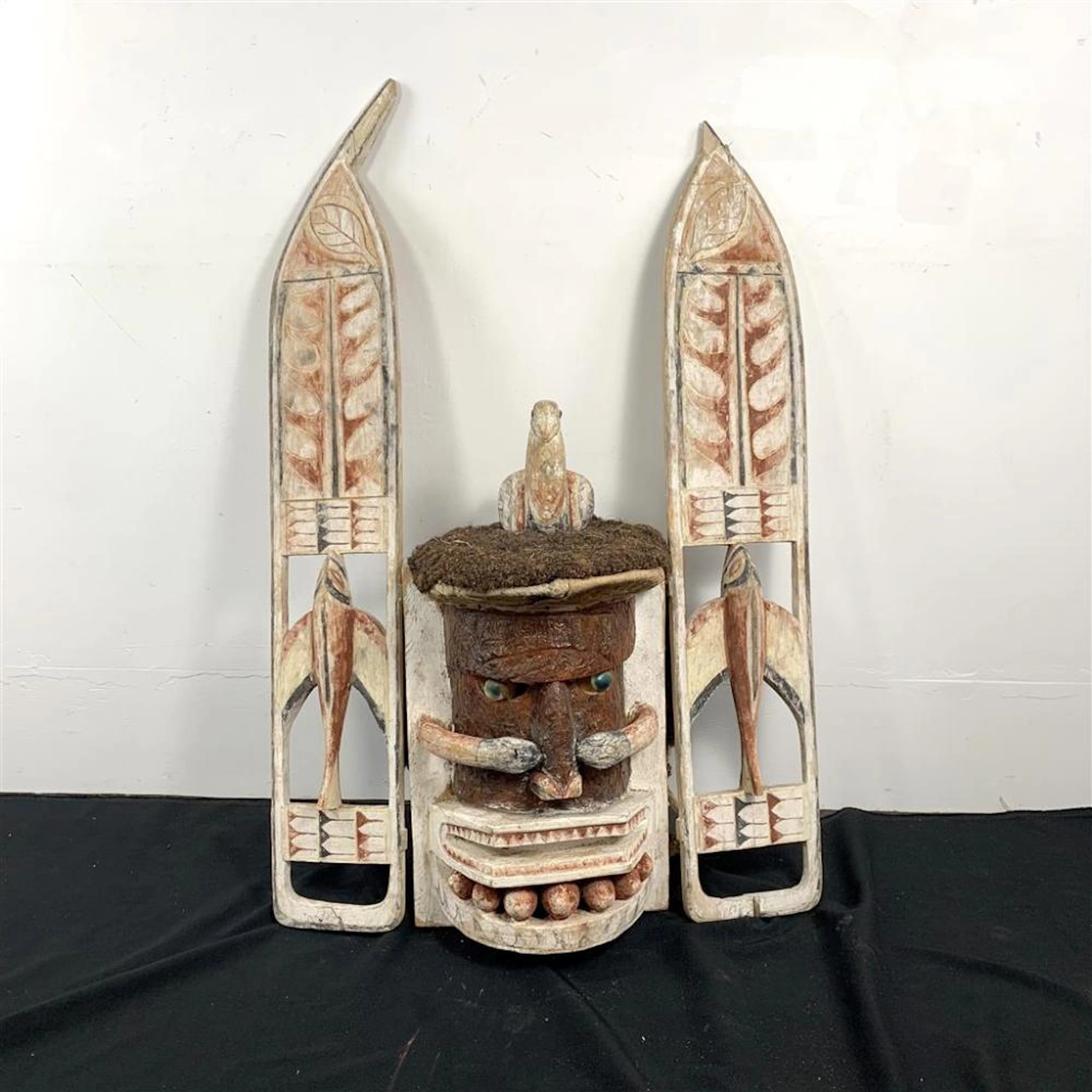 A Malangan Paddle Mask, New Ireland Papua New Guinea,