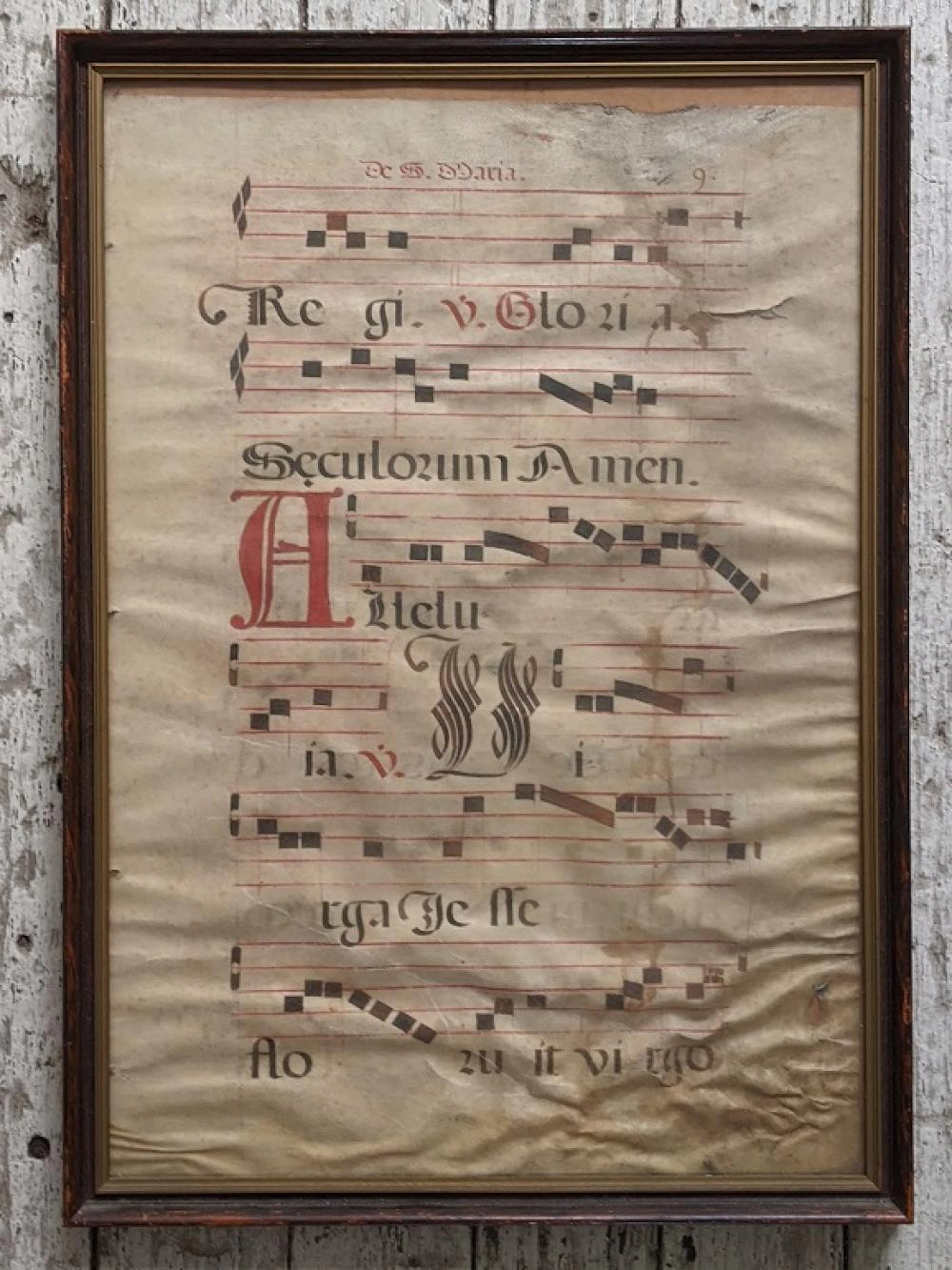 Sheet Music. Framed Print.
