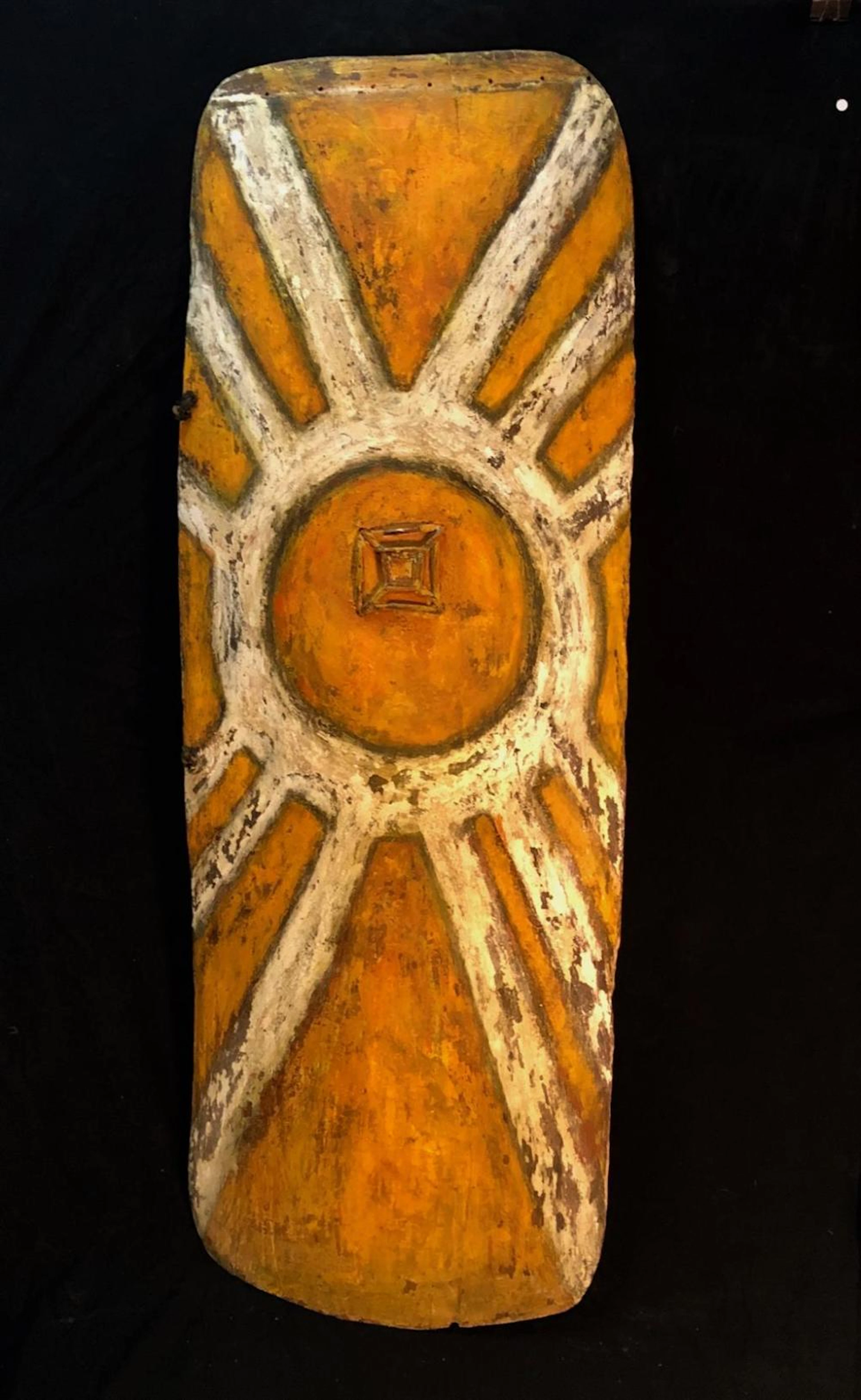 A Large Fighting Shield, Wahgi Valley, Western Highlands, Papua New Guinea,