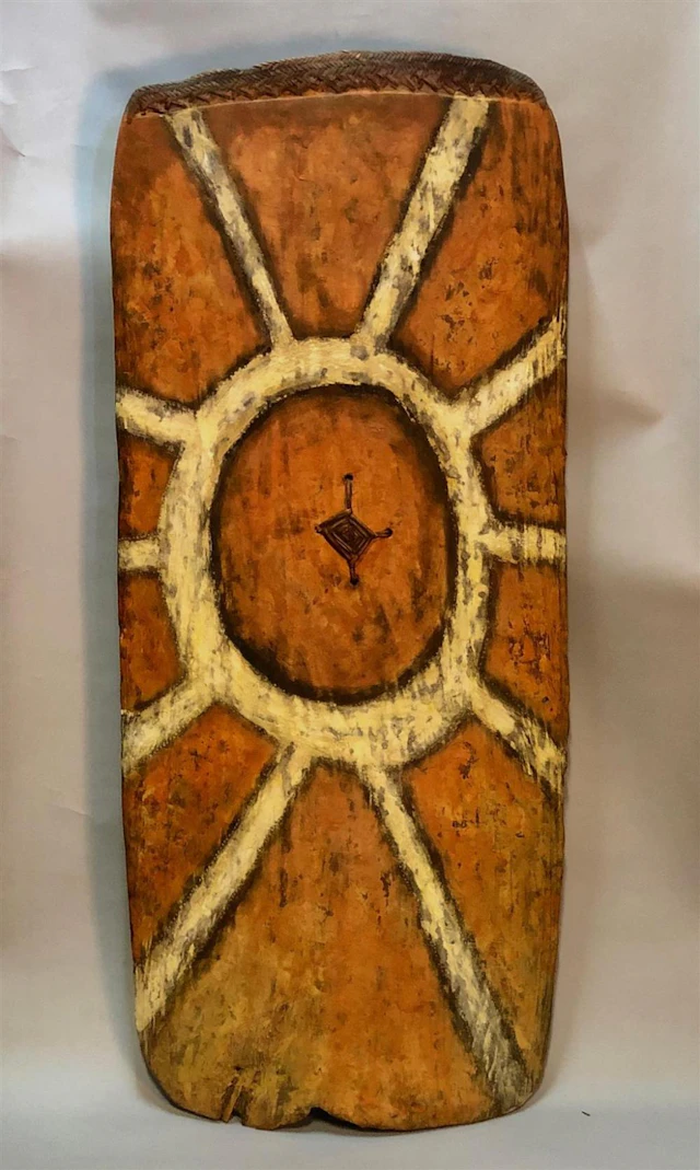 Fighting Shield, Wahgi Valley, Western Highlands, Papua New Guinea,