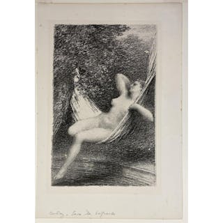 Henri Fantin-Latour (1836-1904) France Sara la baigneuse c.1888 Lithograph