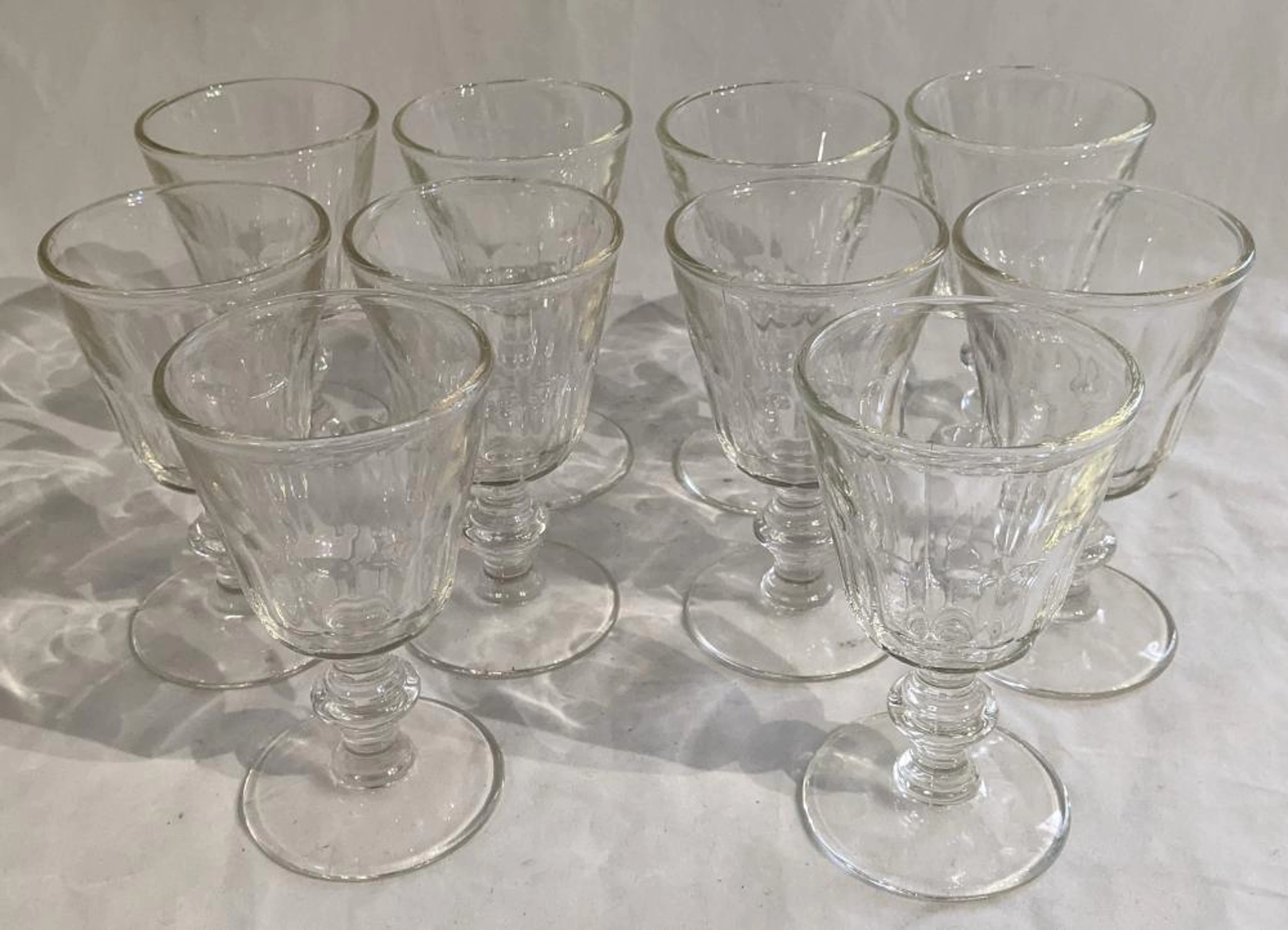 10 Glass Goblets