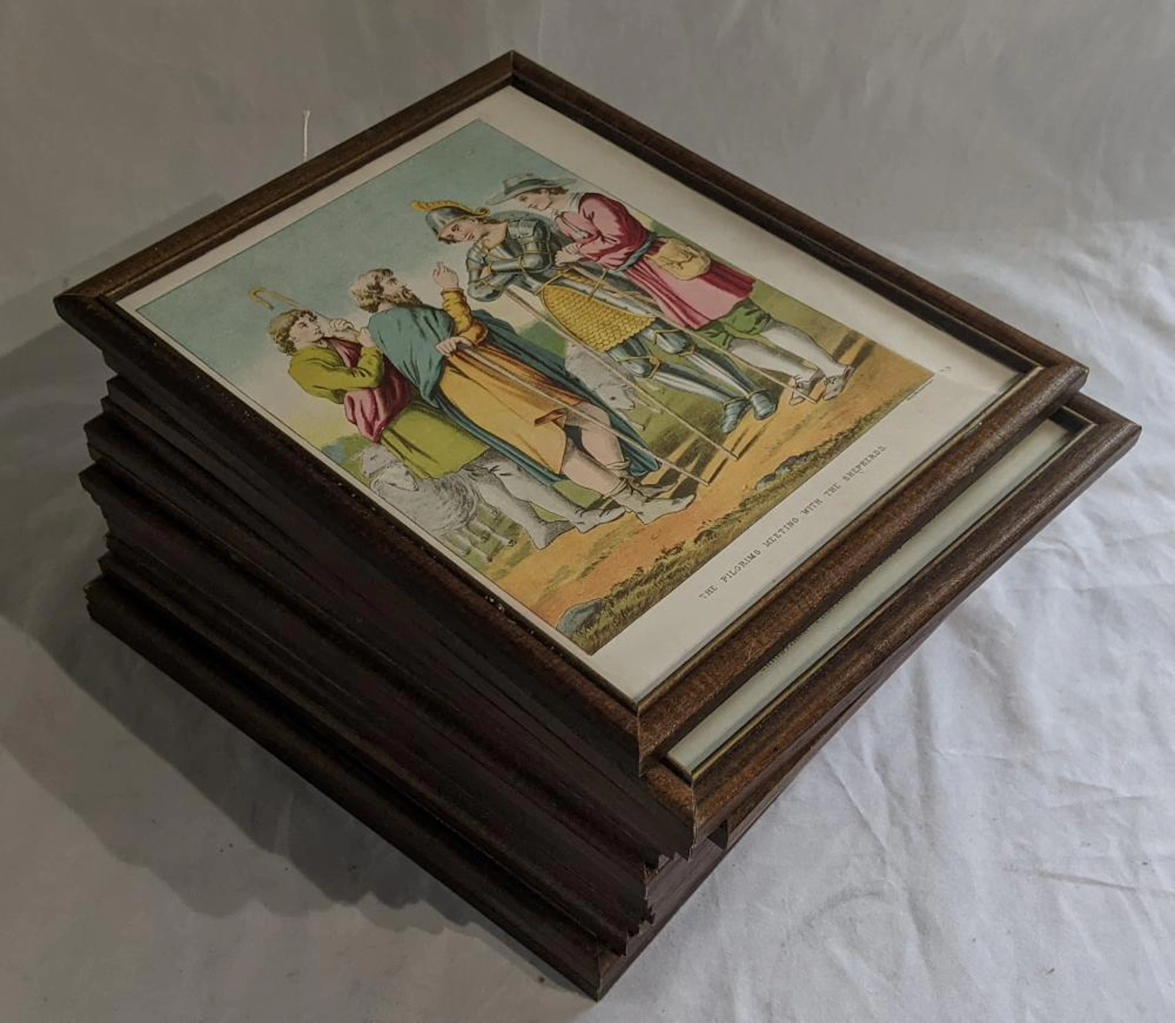 Fifteen Religious Prints. Maclure & MacDonald Lith Glasgow.