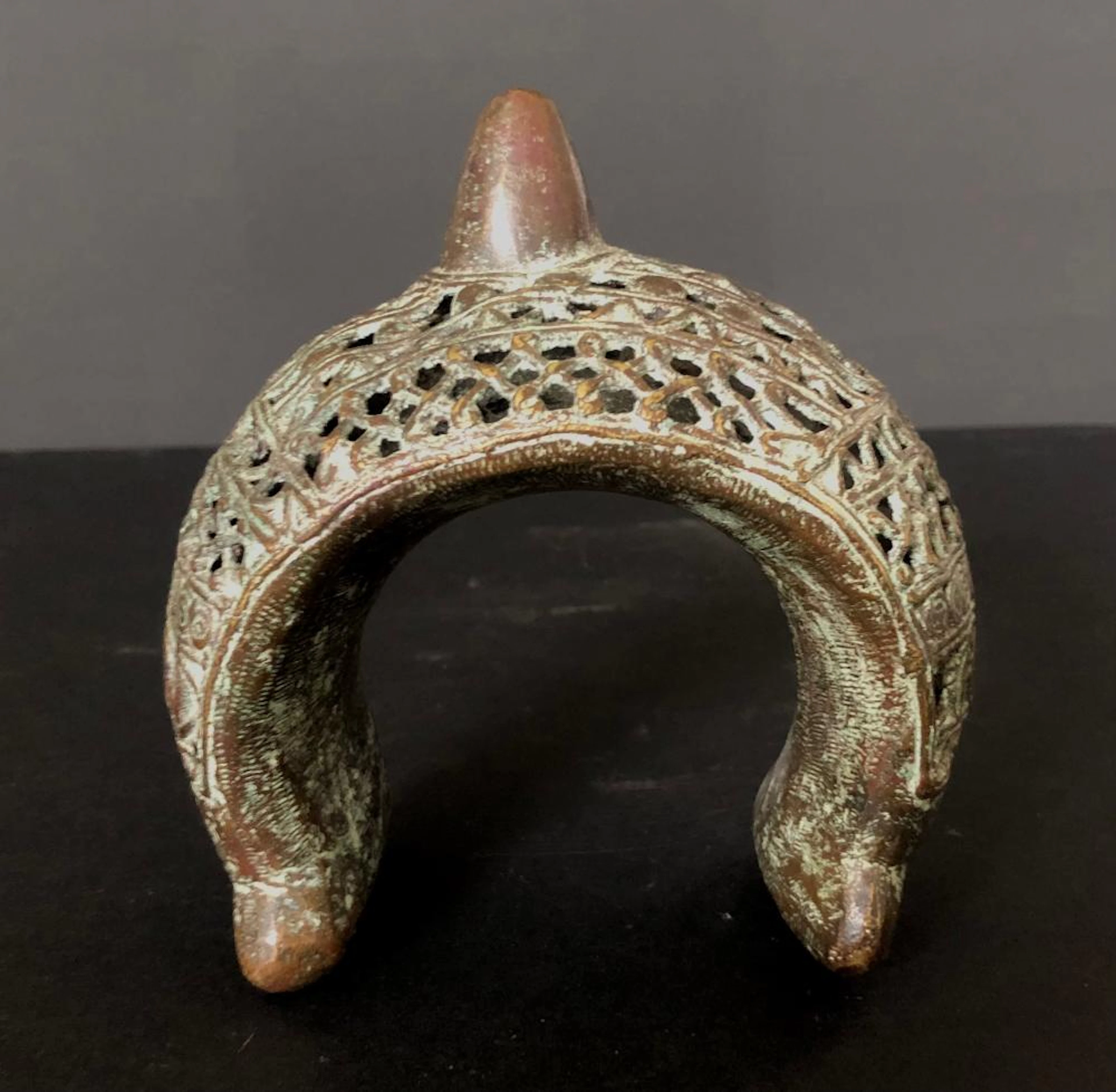 Bamum Brass Currency Bracelet, Cameroo