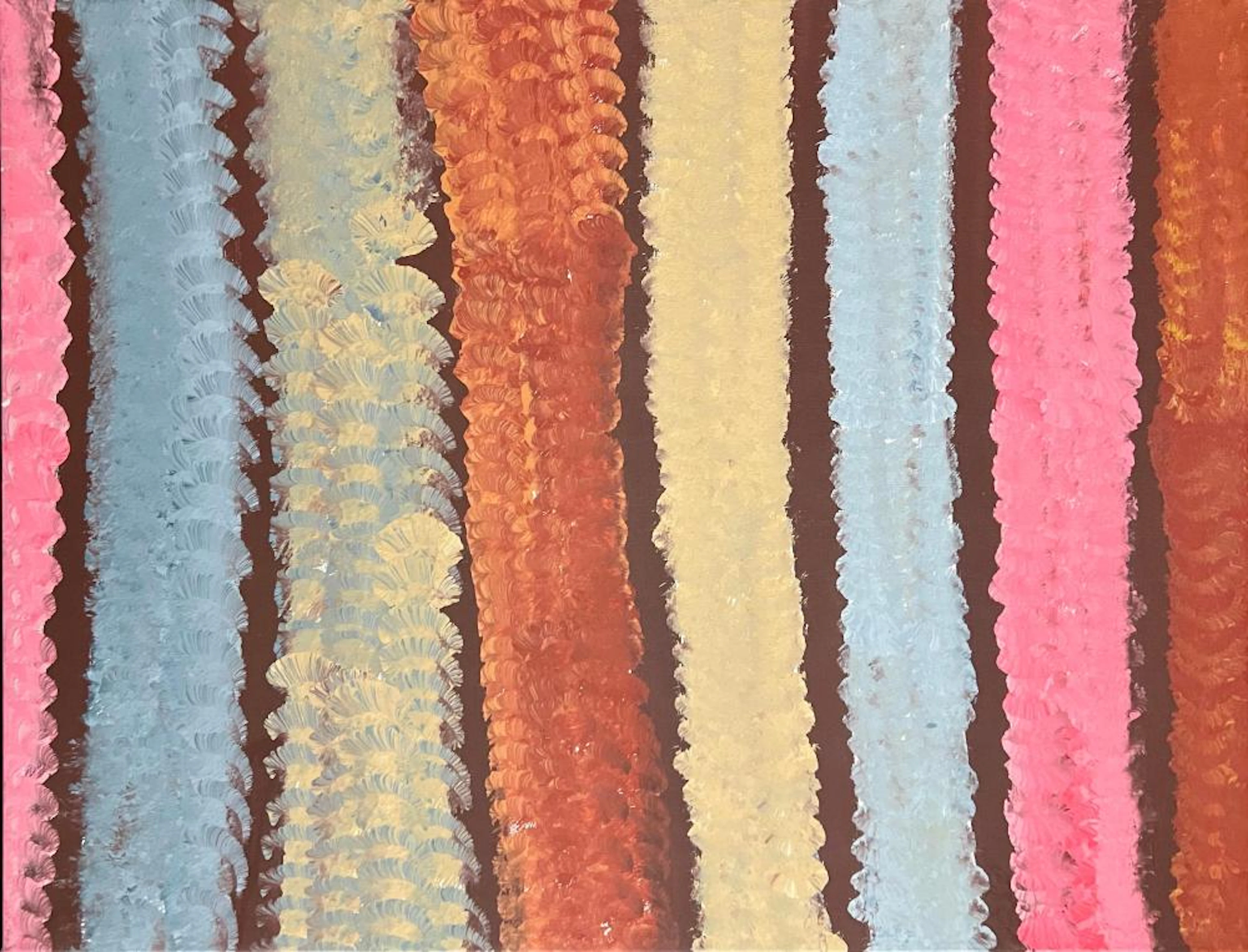 Emily Kame Kngwarreye, 1910-1996, My Country, Acrylic on canvas