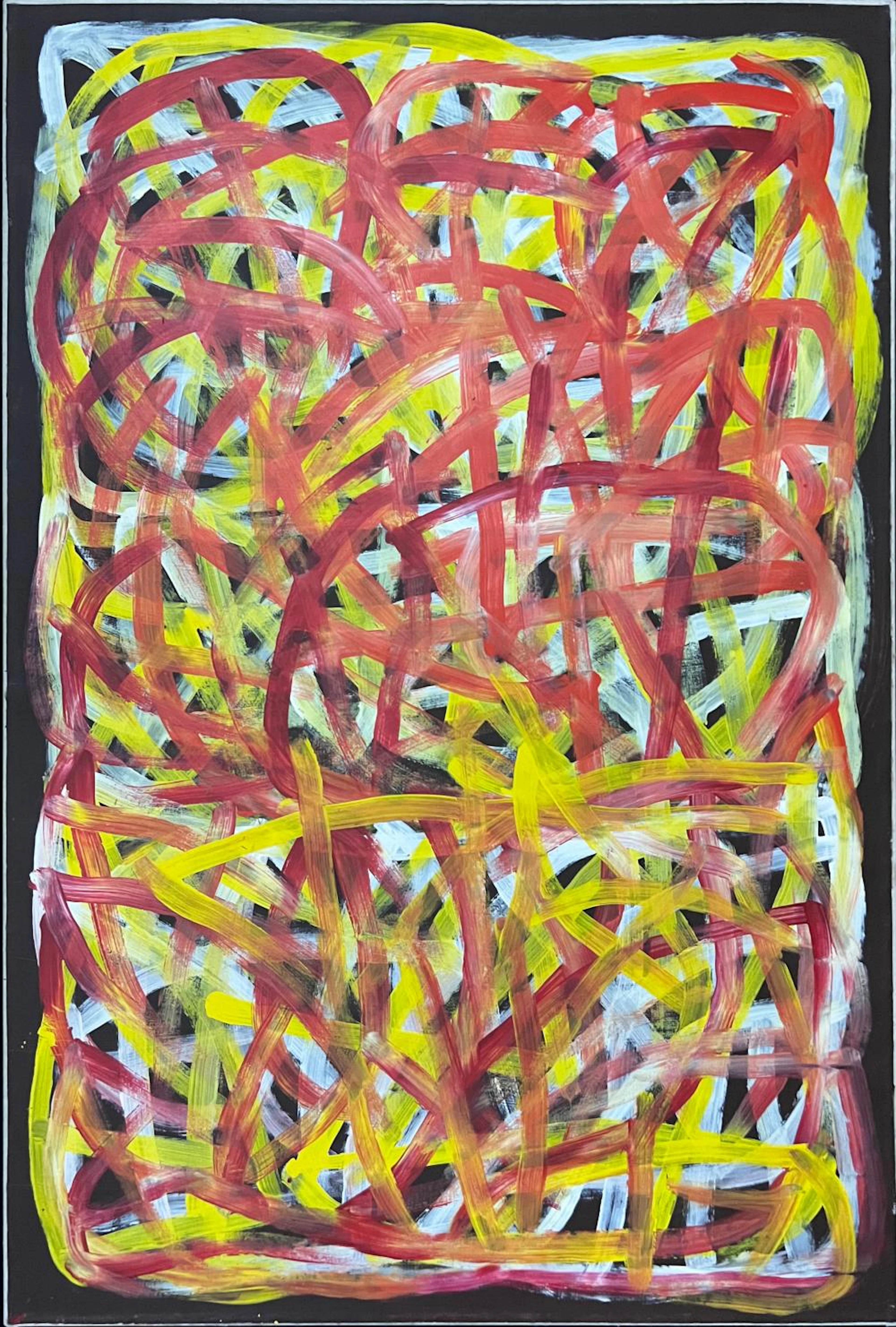 Emily Kame Kngwarreye, 1910-1996, Yam Dreaming 1993, Acrylic on line