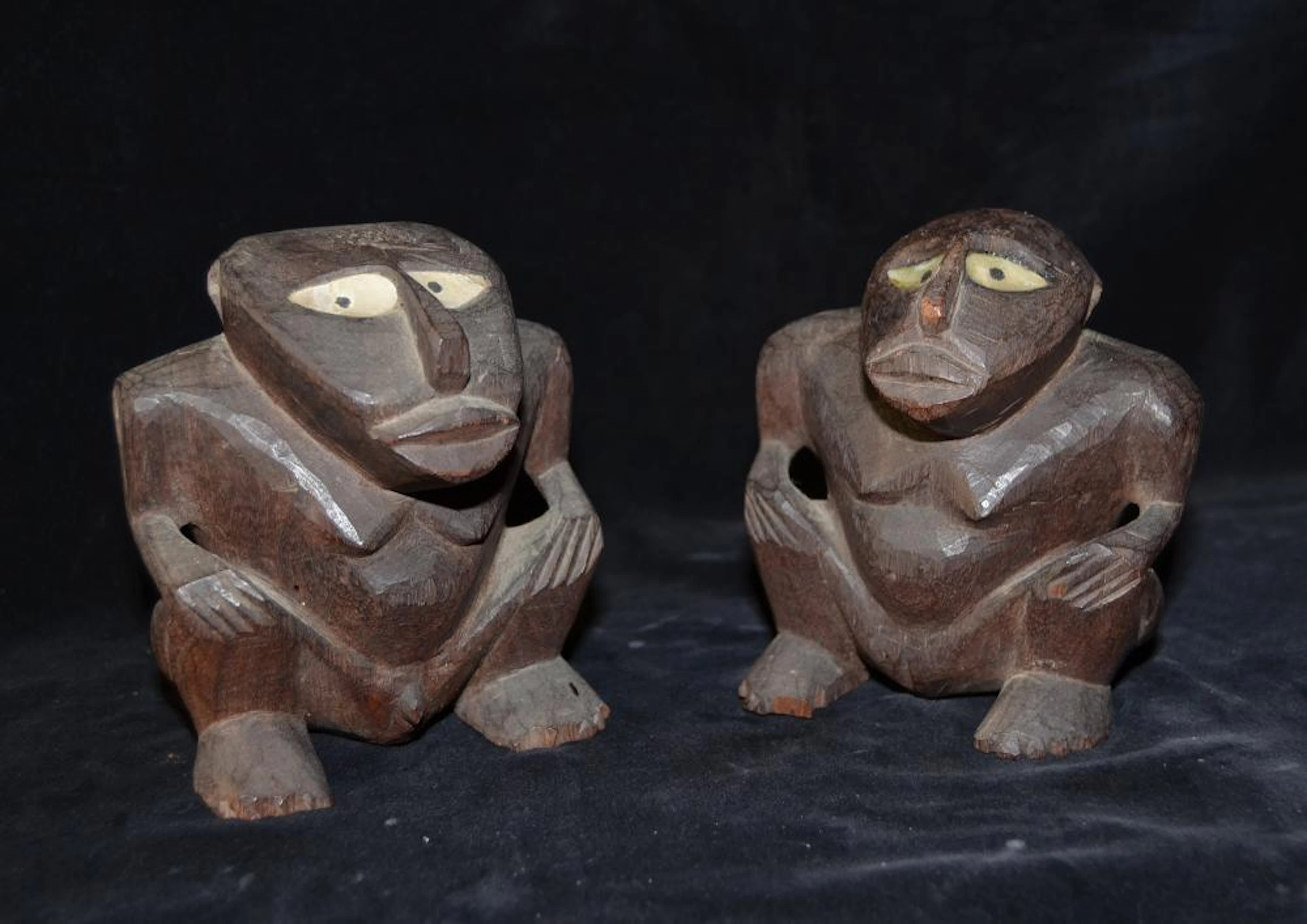 A Pair of Old Tobi / Caroline Island Figures