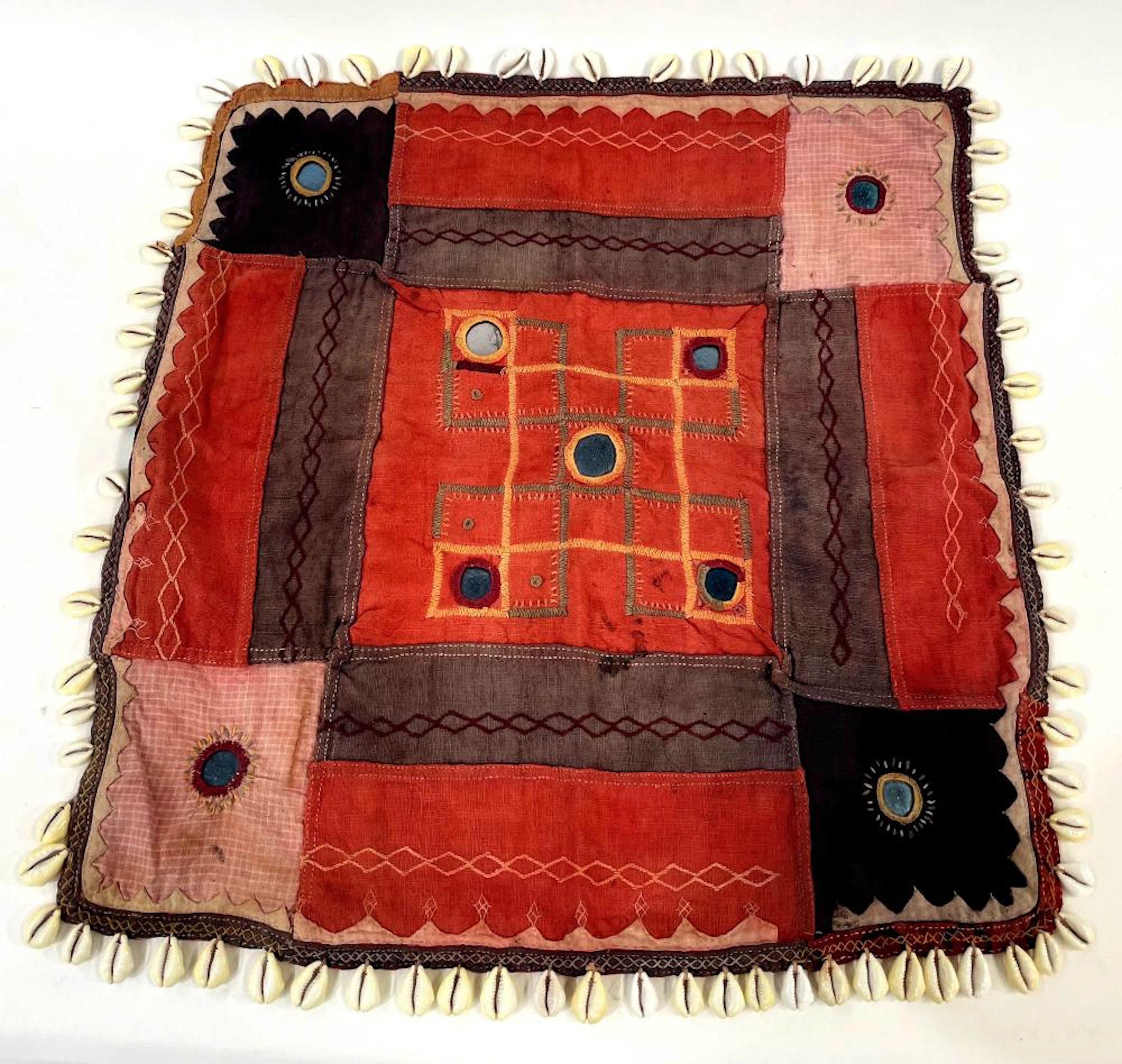 An Antique Banjara Lambani Gala Embroidery