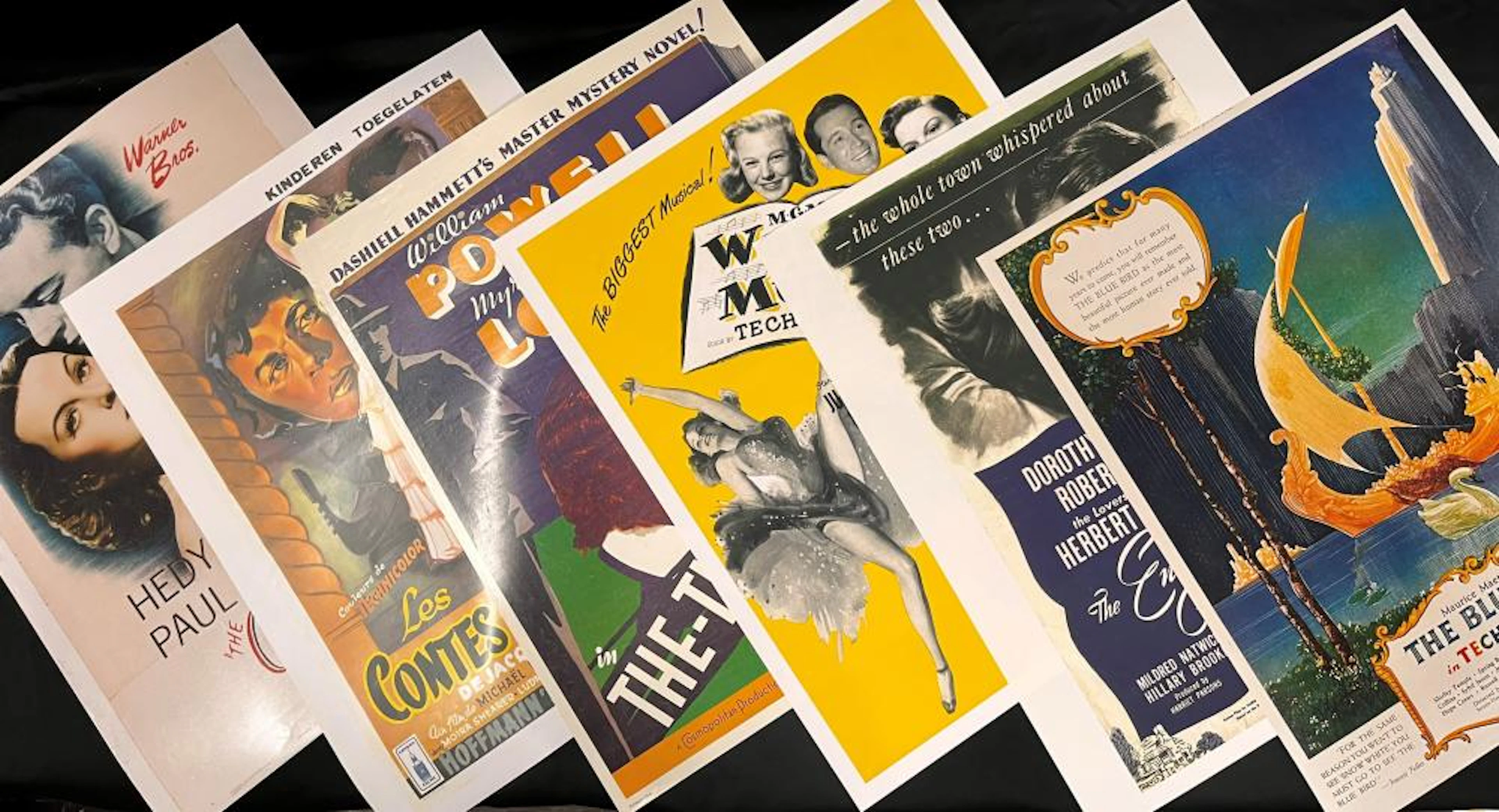 Six Reproduction Vintage Movie Posters including Words & Music 1948 [6]
