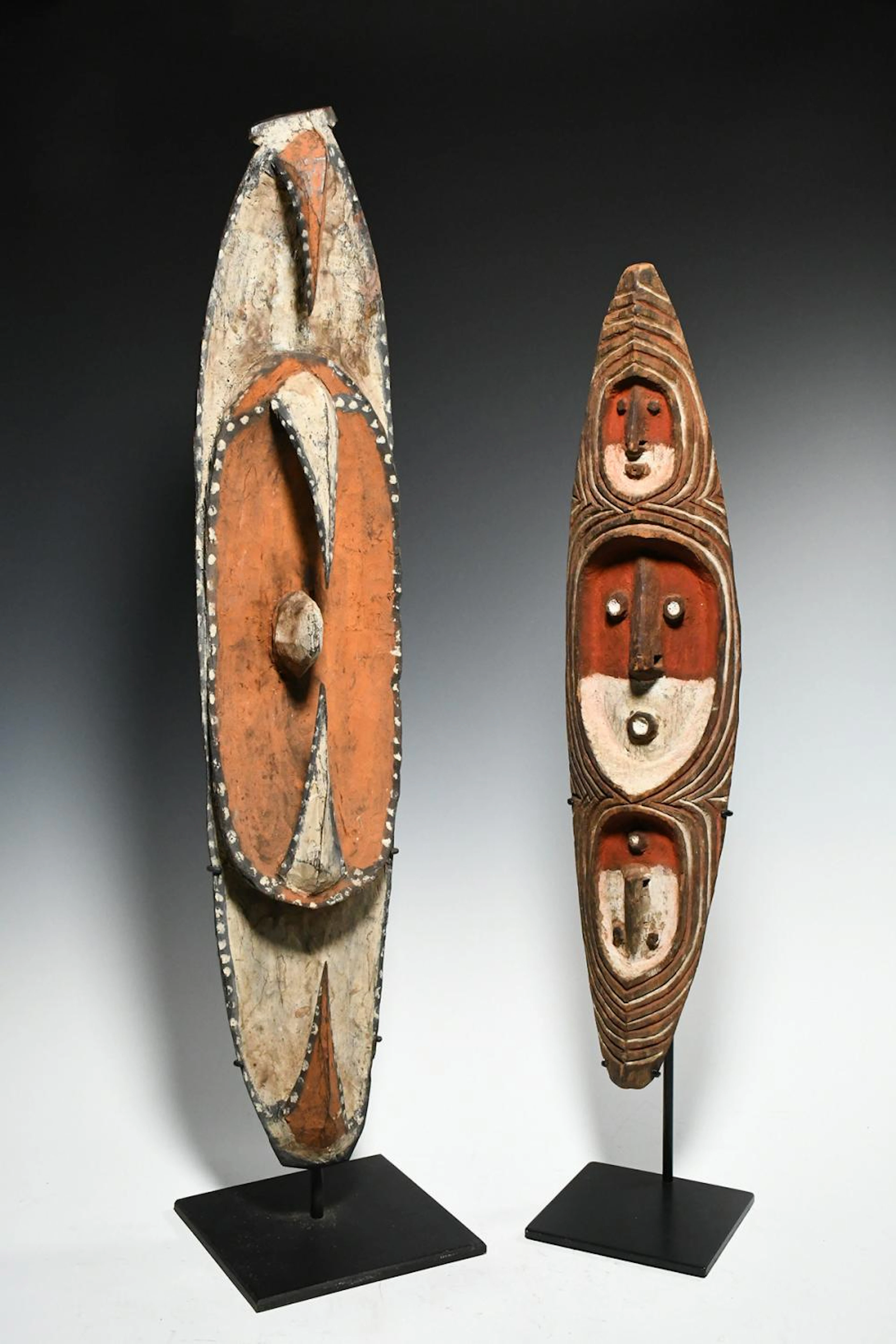 A Finely Carved and Ochre Painted Garra Hook