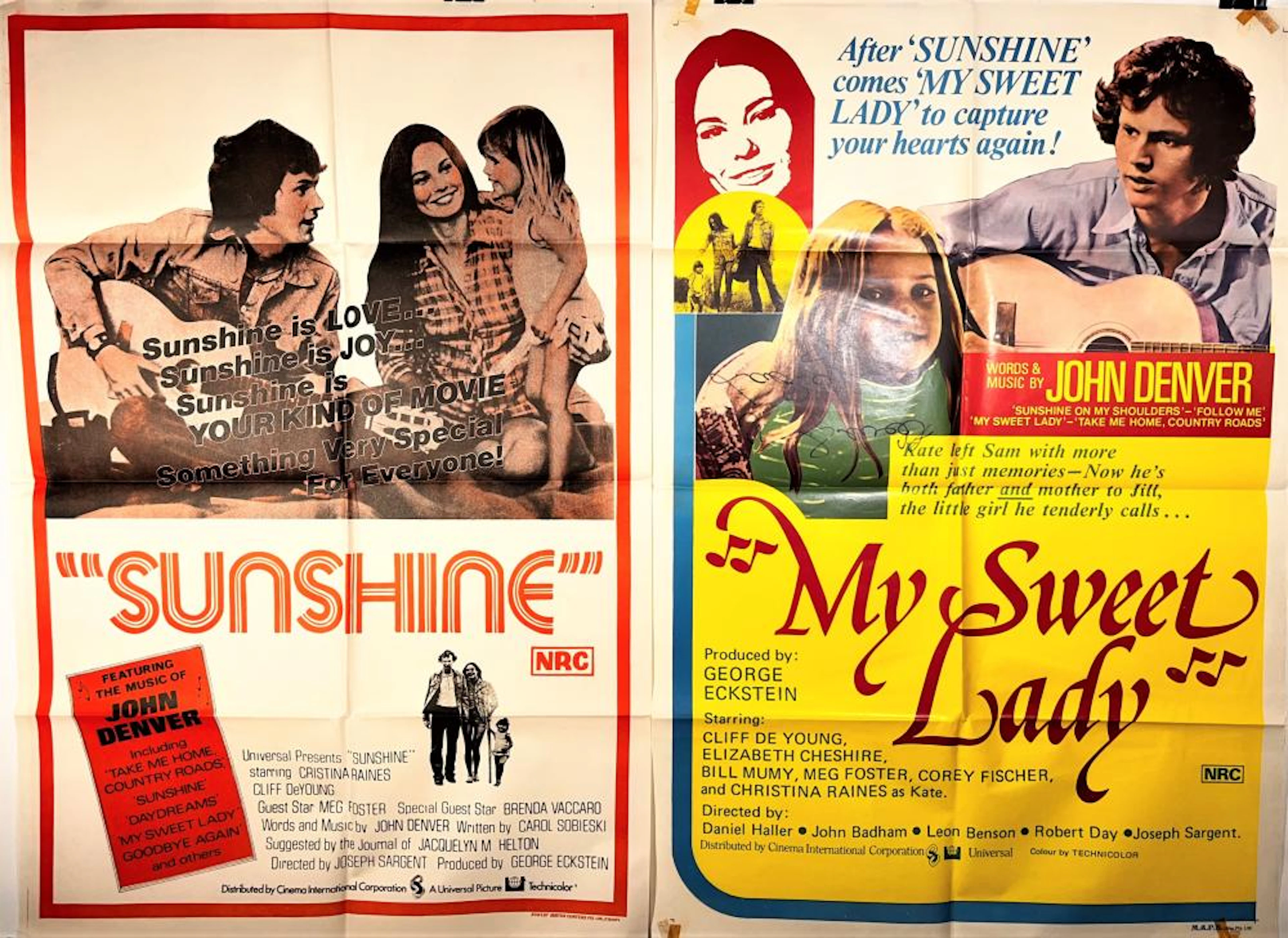 Two Original Australian Colour Movie Posters including My...
