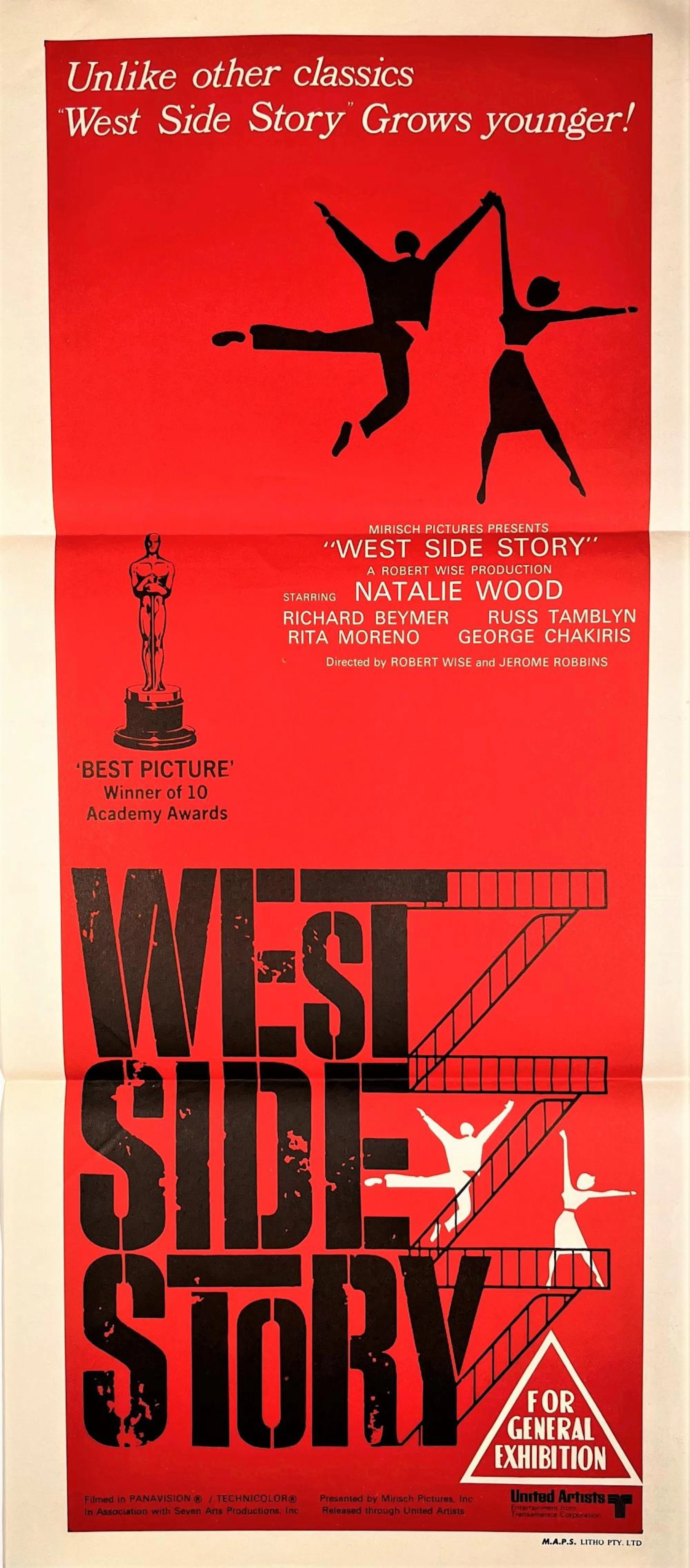 West Side Story 1961 (Mirisch/Seven Arts) Starring Natalie Wood