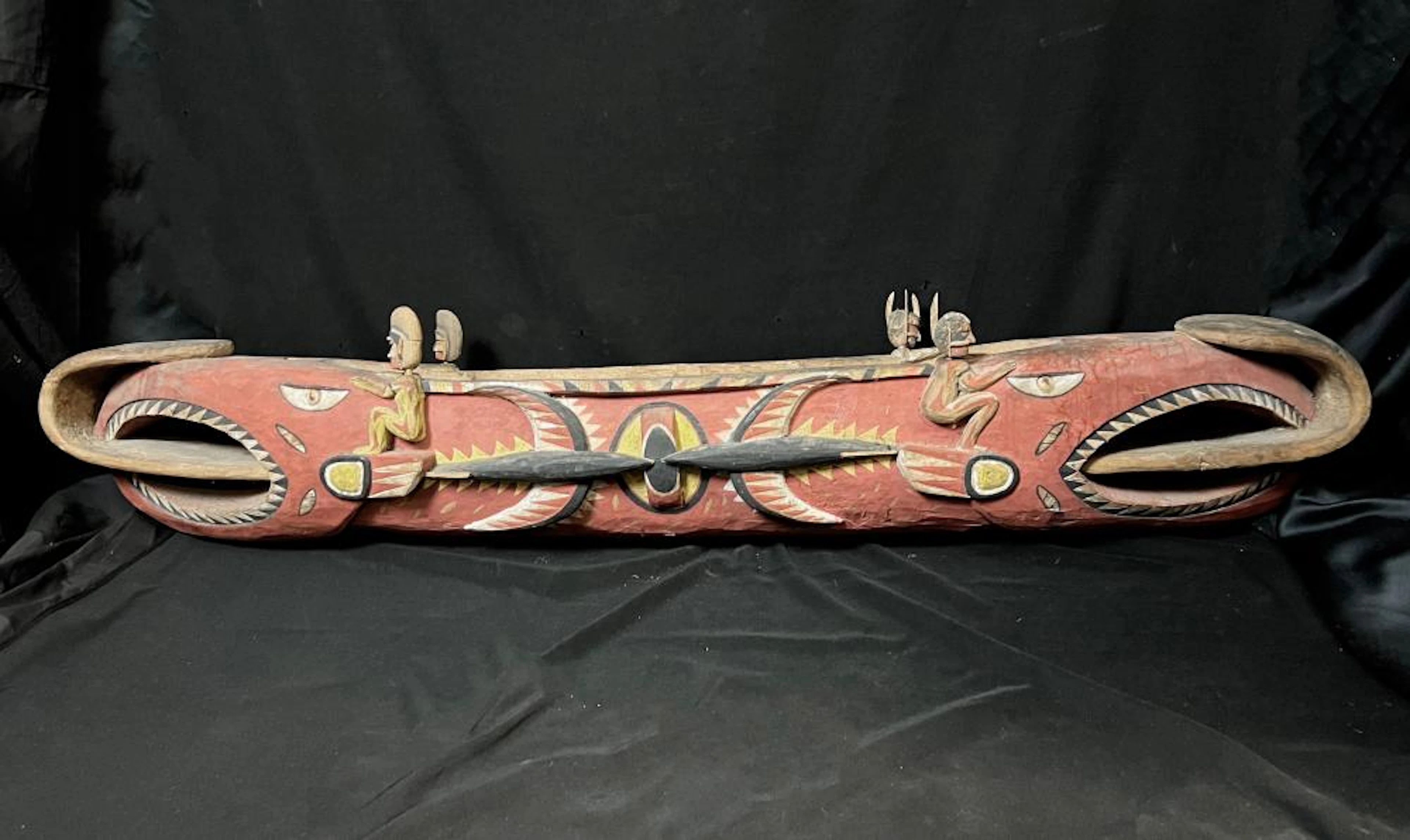A Malangan Spirit Canoe by Hosea Lingi