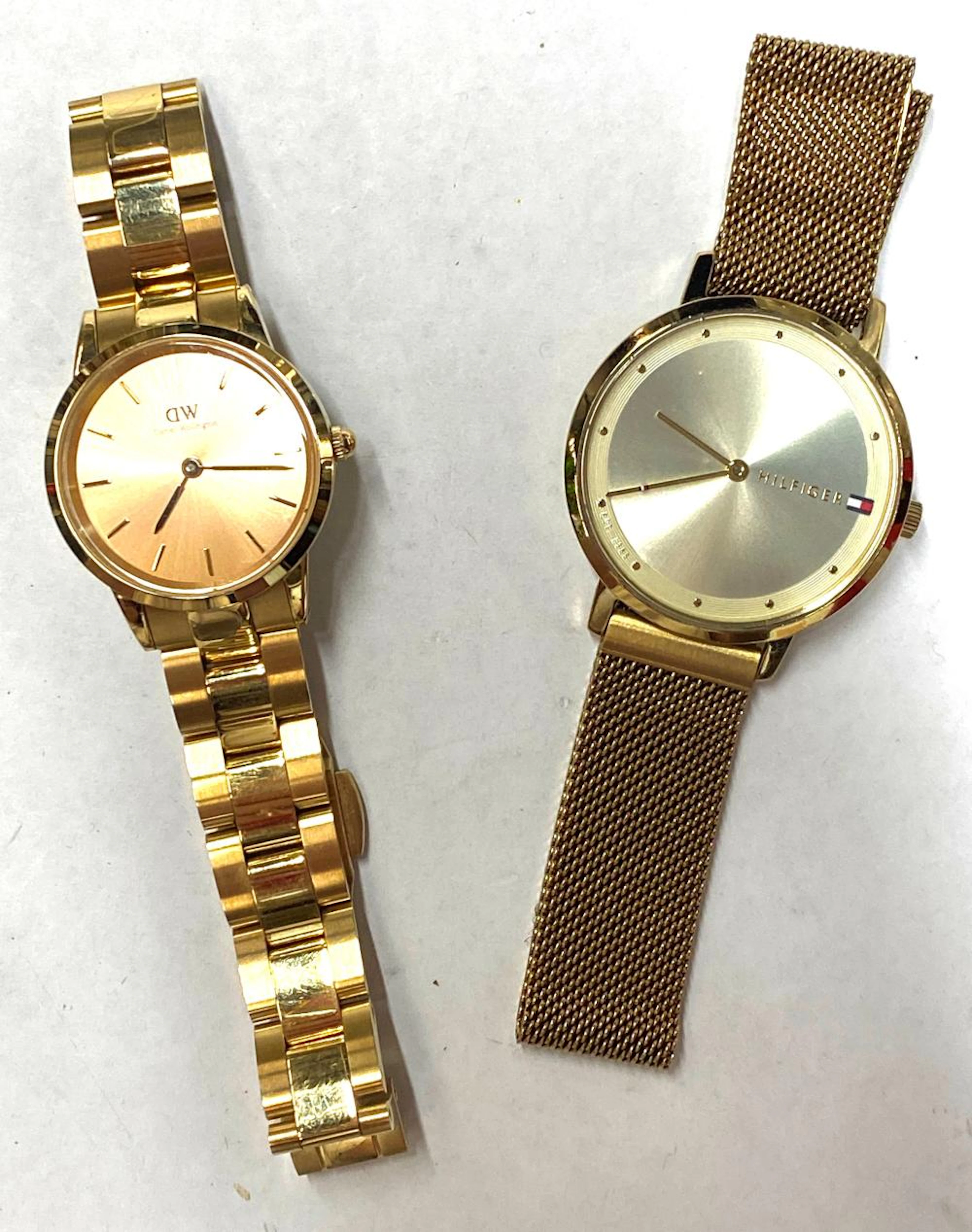 Two Ladies Wrist Watches marked Daniel Wellington & Hilfiger