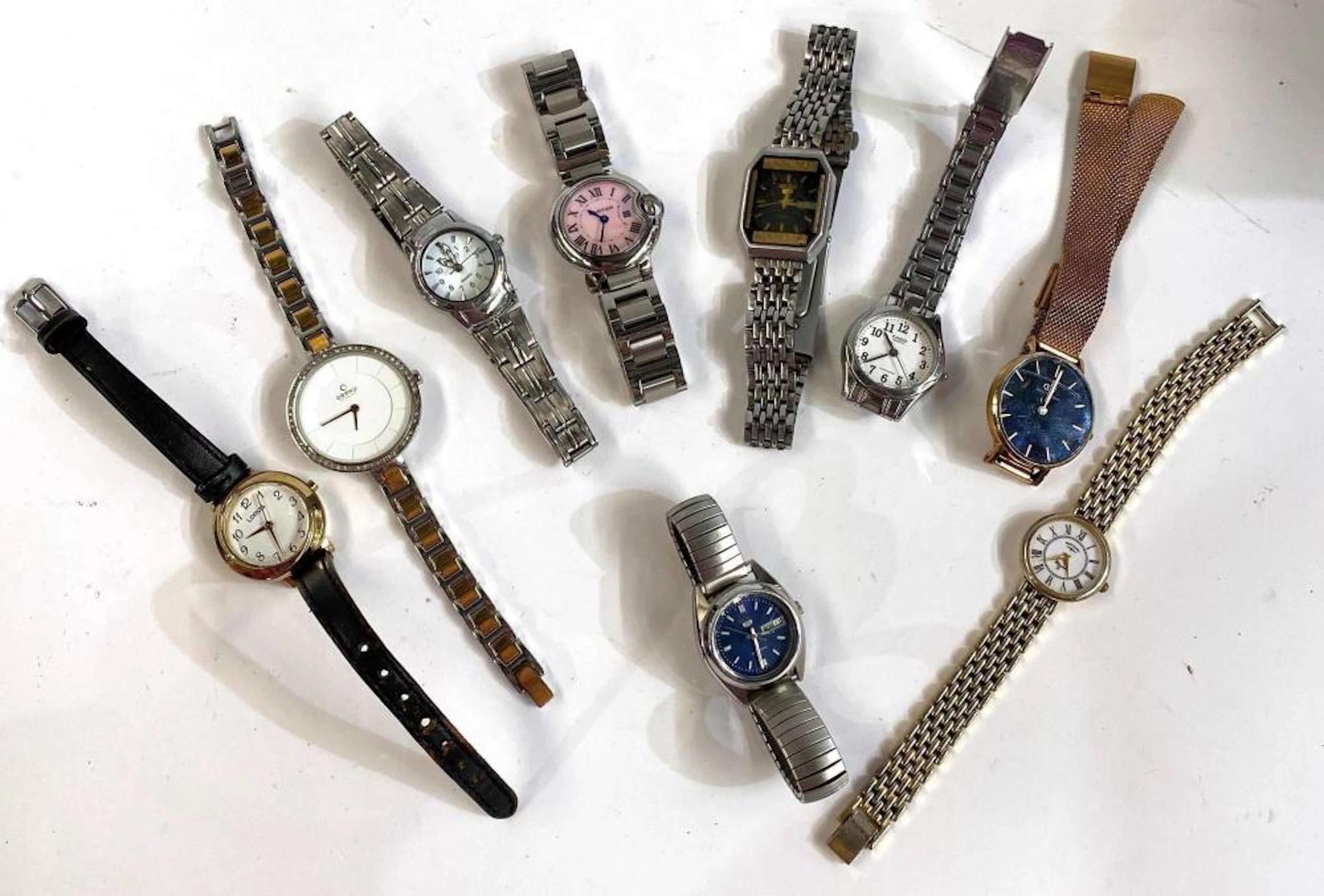 ine Ladies Wrist Watches marked Obaku, Daniel Wellington, Lorus
