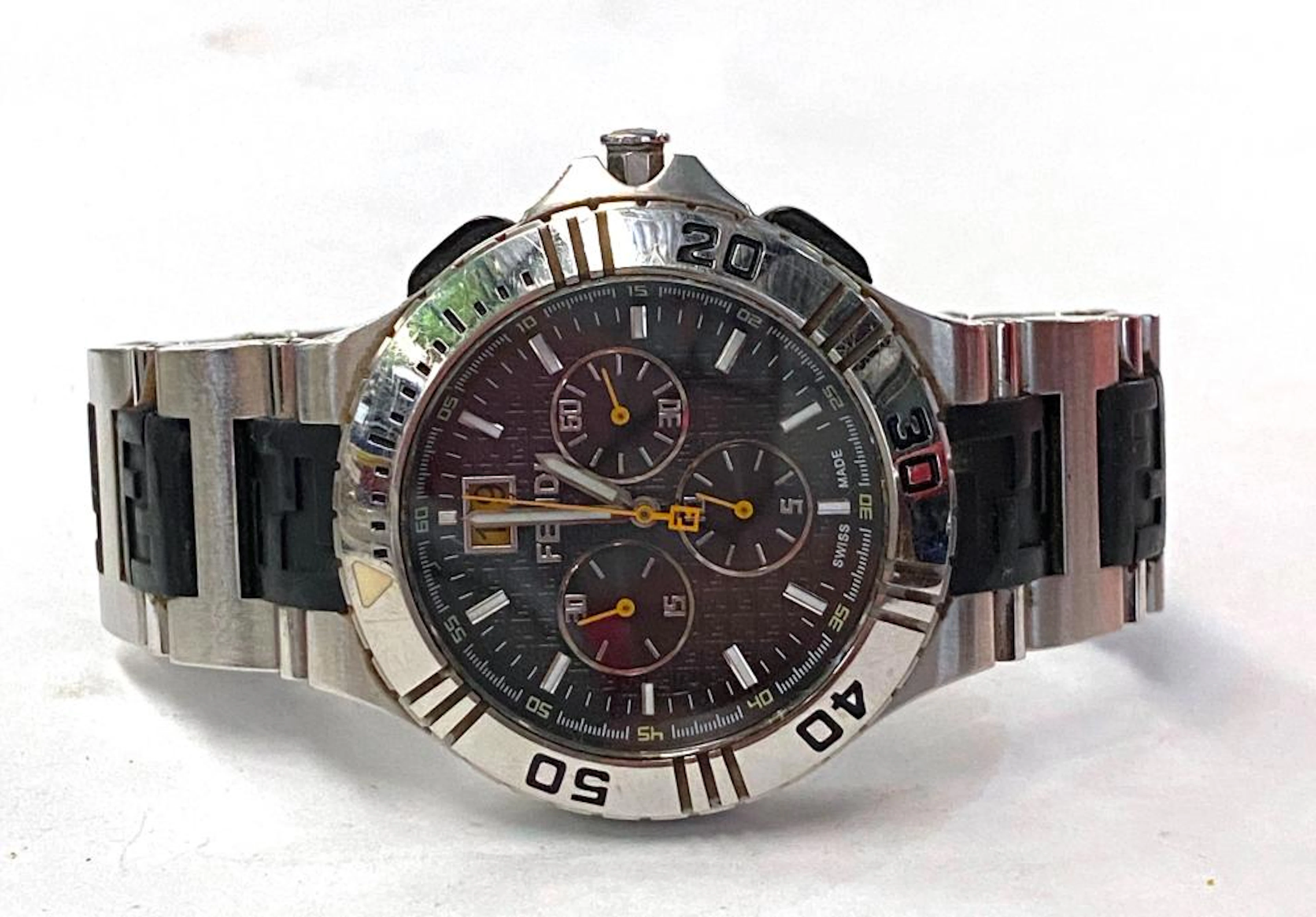 A Gentleman's Wrist Watch marked Fendi