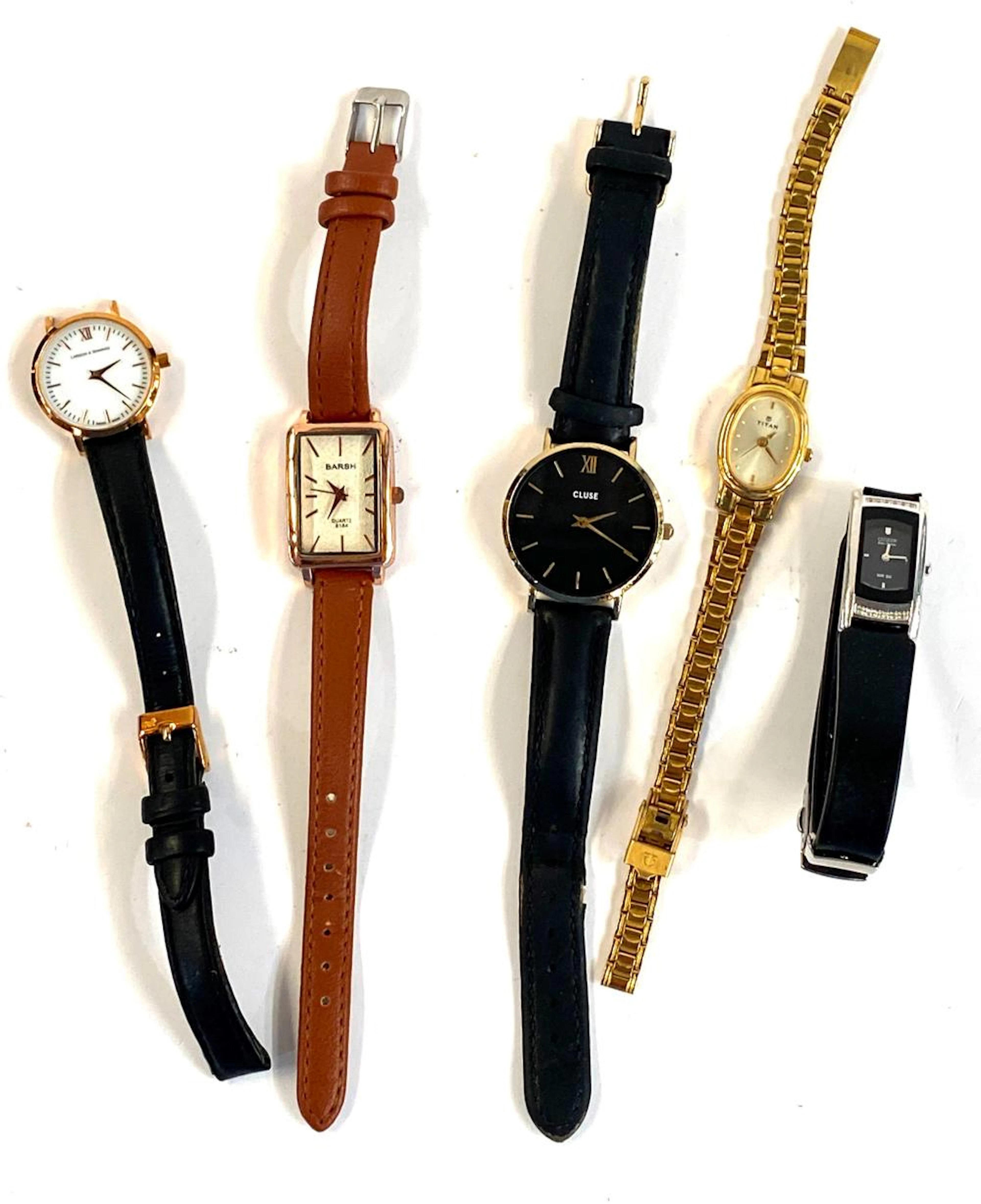 Five Ladies Wrist Watches marked Citizen