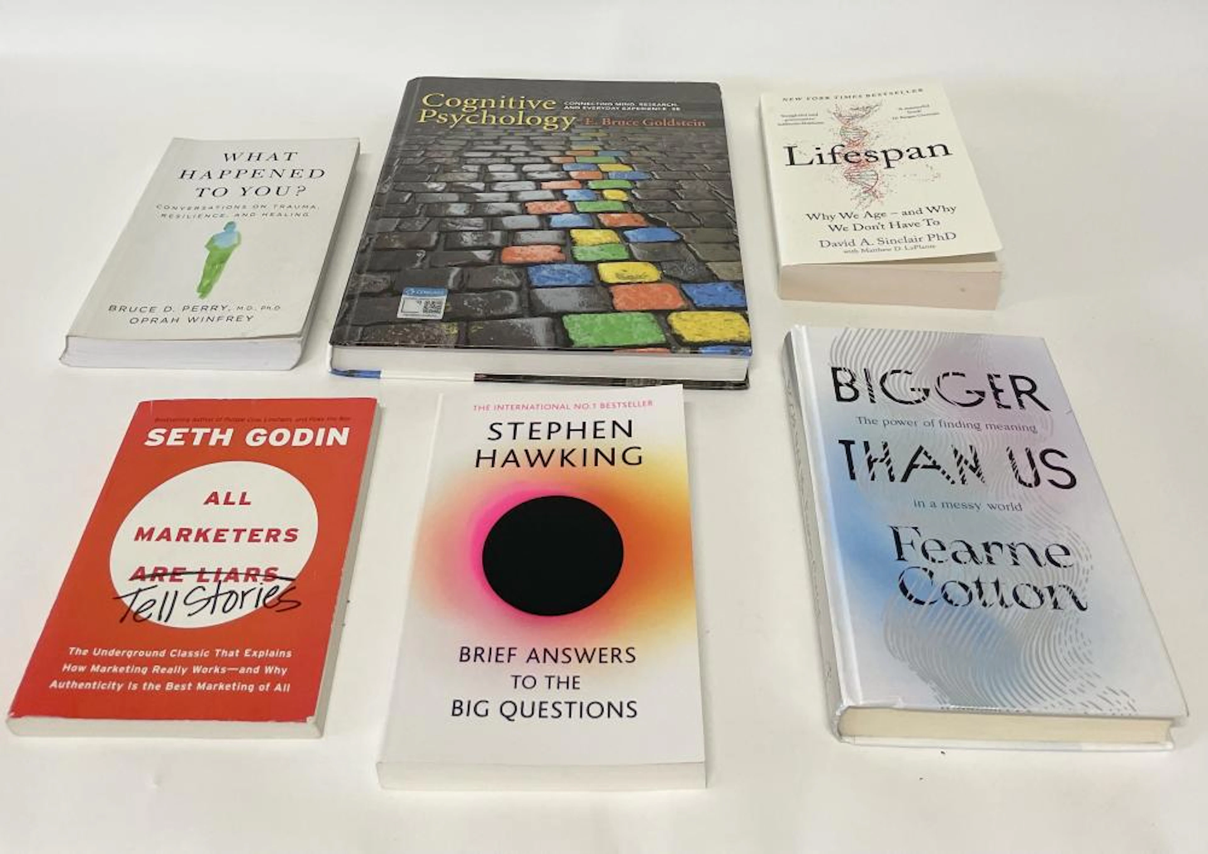 A collection of self-help & reference rooks including...