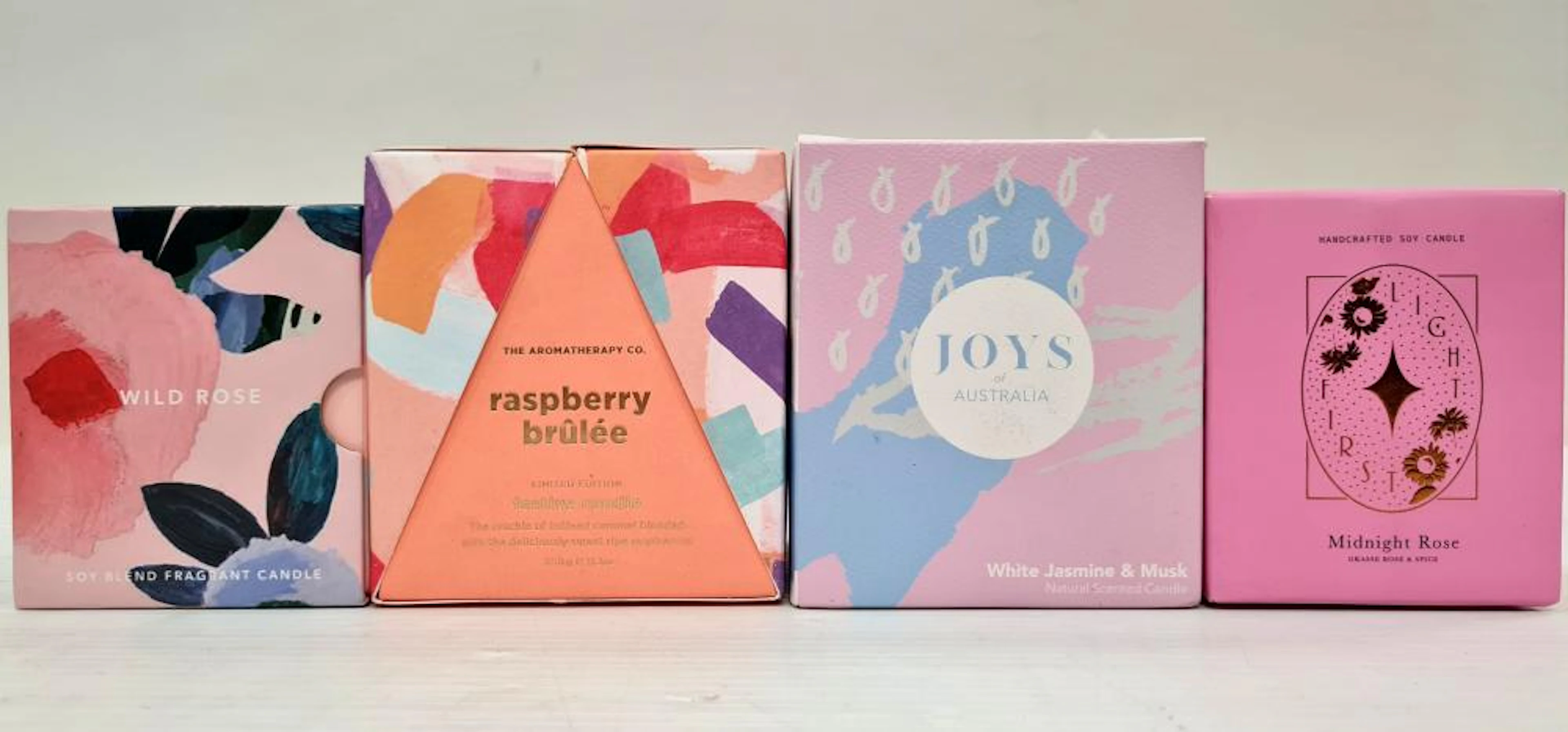 Wild Rose + Raspberry Brulee + Midnight Rose + White Jasmine & Musk