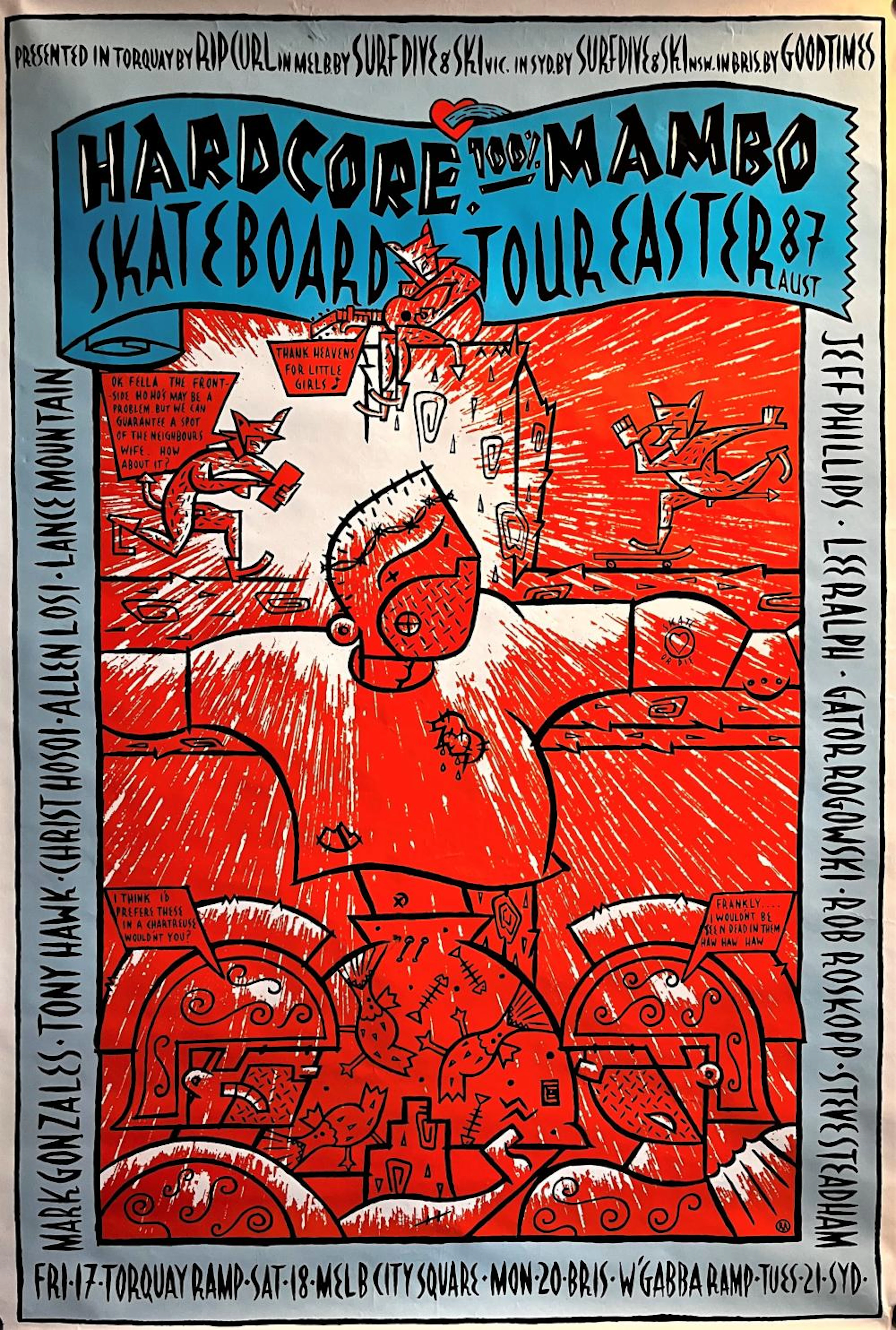 Mambo Skateboard Tour 1987