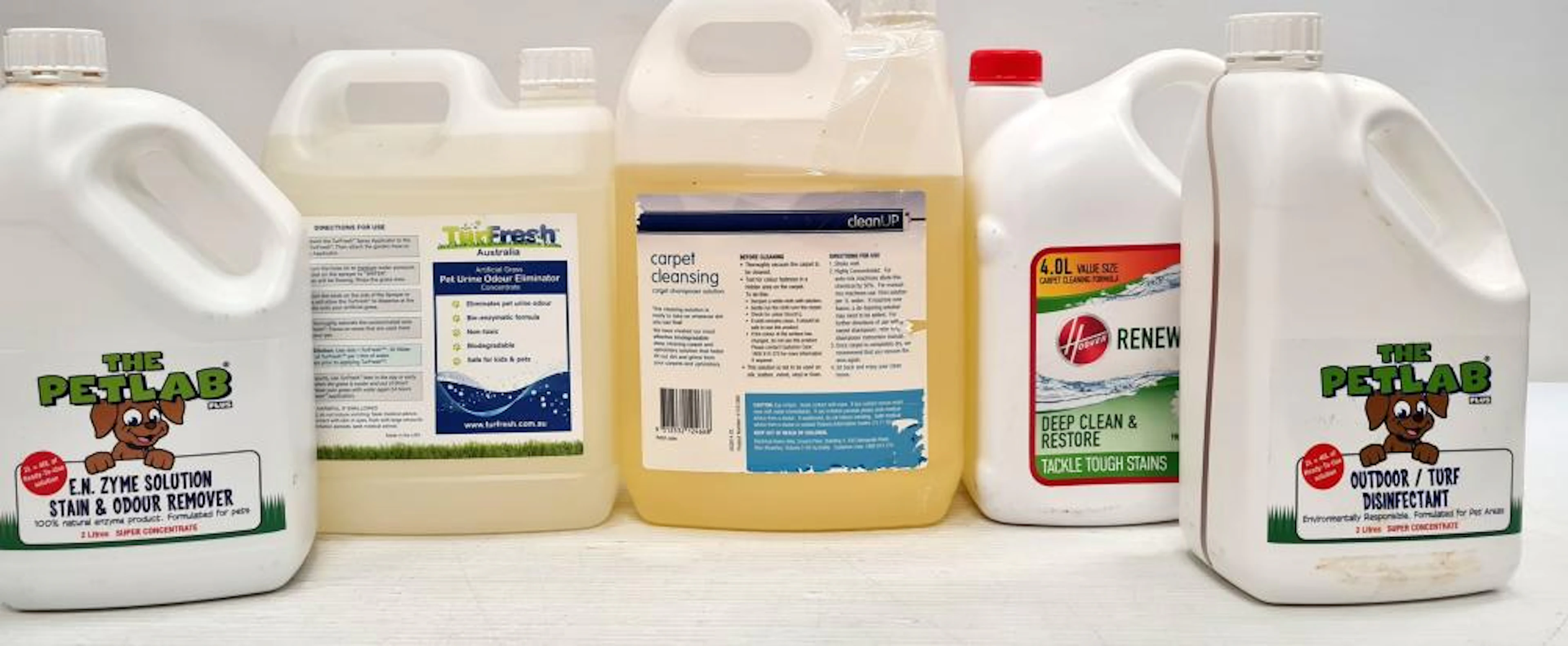A box lot of Carpet & Pet disinfectant