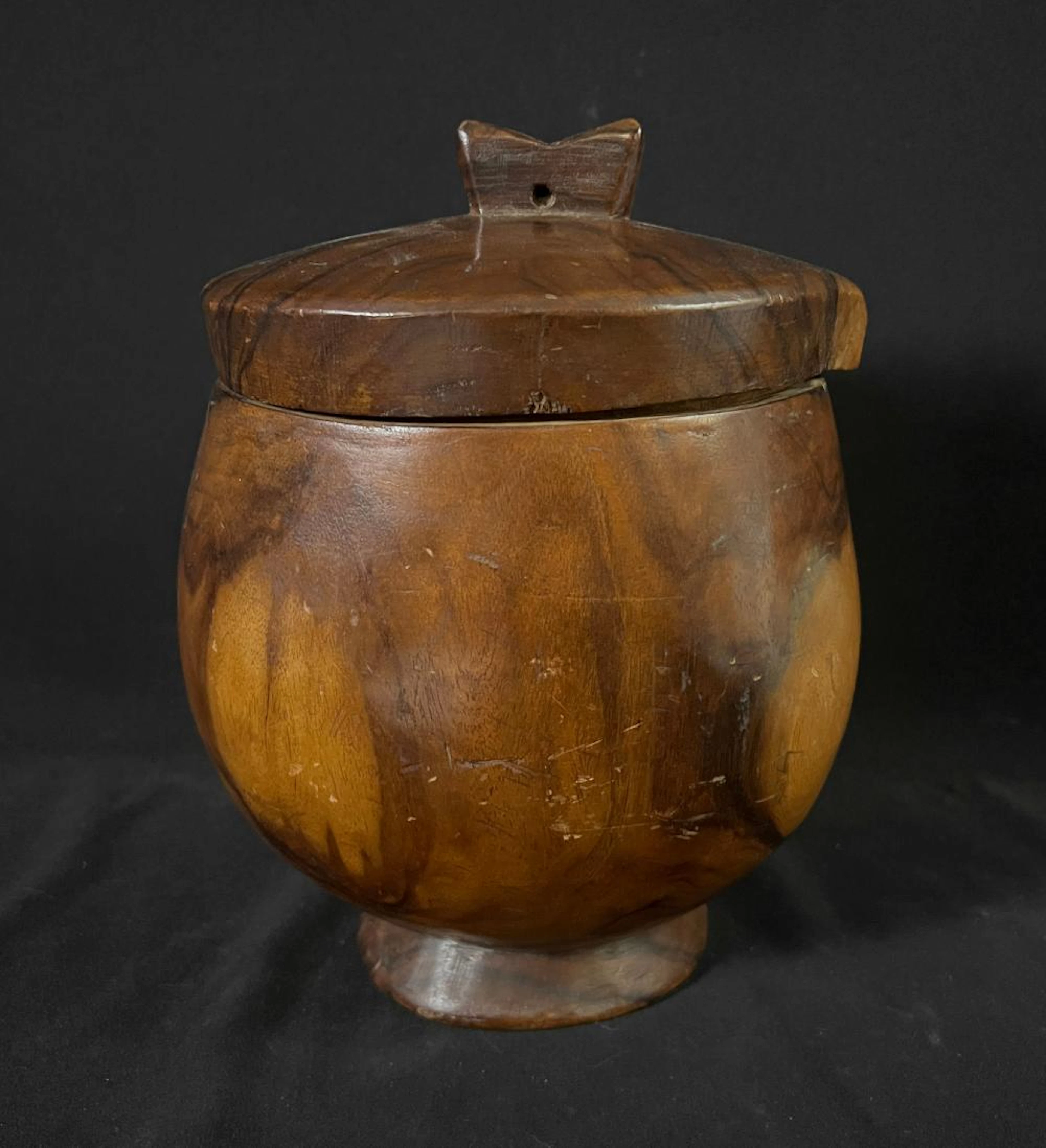 A Tackle Box with Fitted Lid made with Exotic Timber, Micronesia