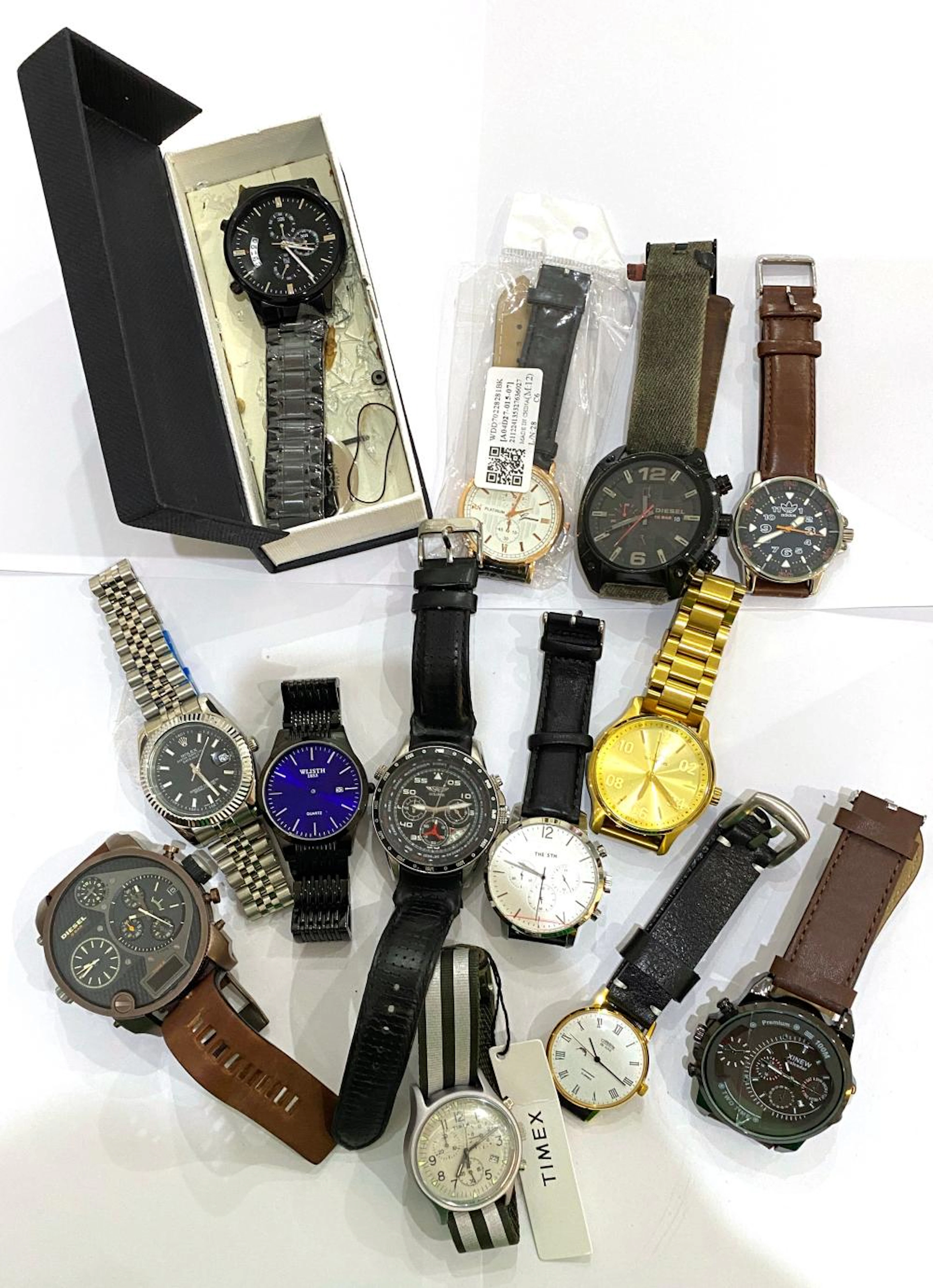 A Collection of Watches marked Timex, Nixon, The 5th