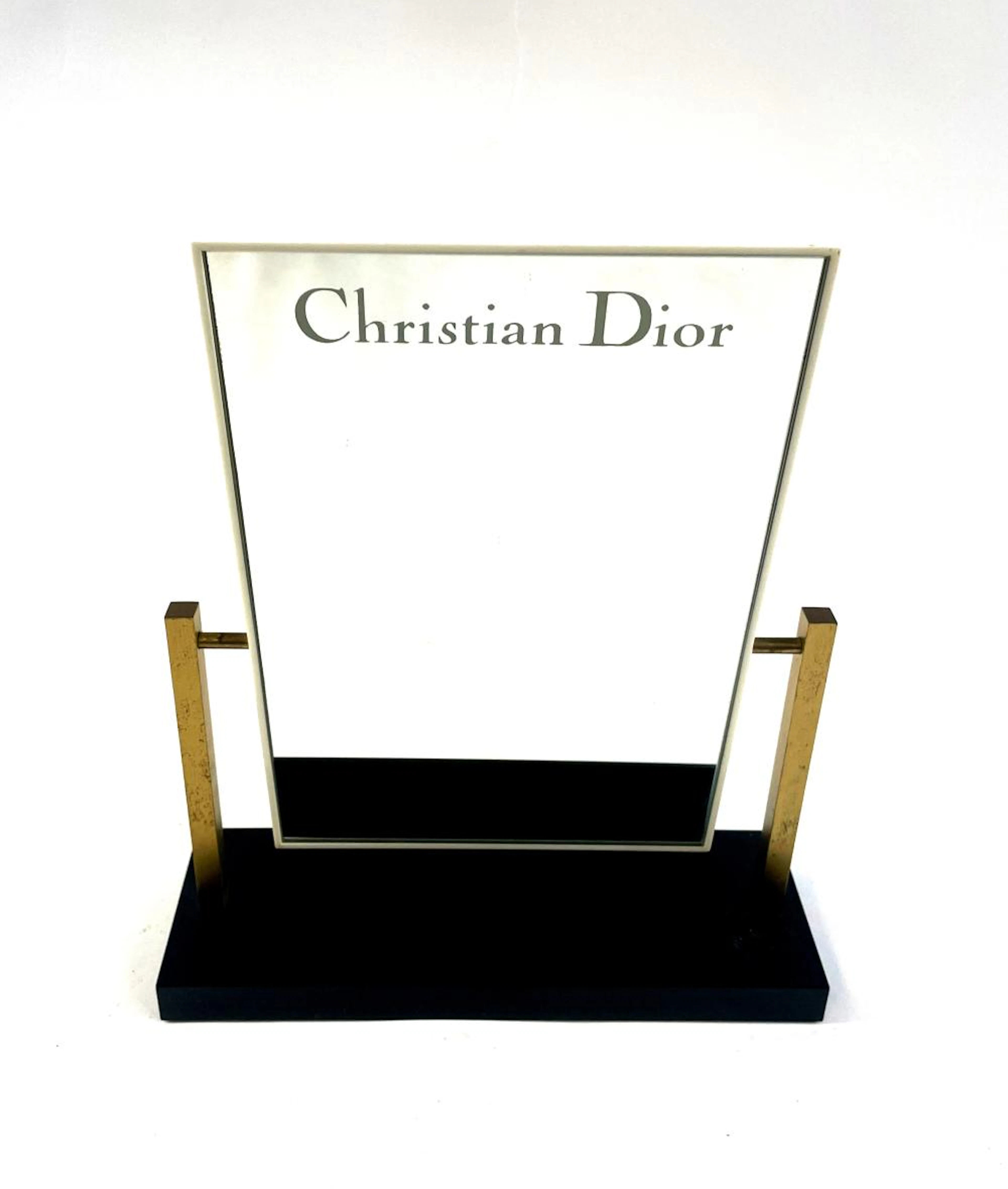 A Vintage Christian Dior Table Mirror
