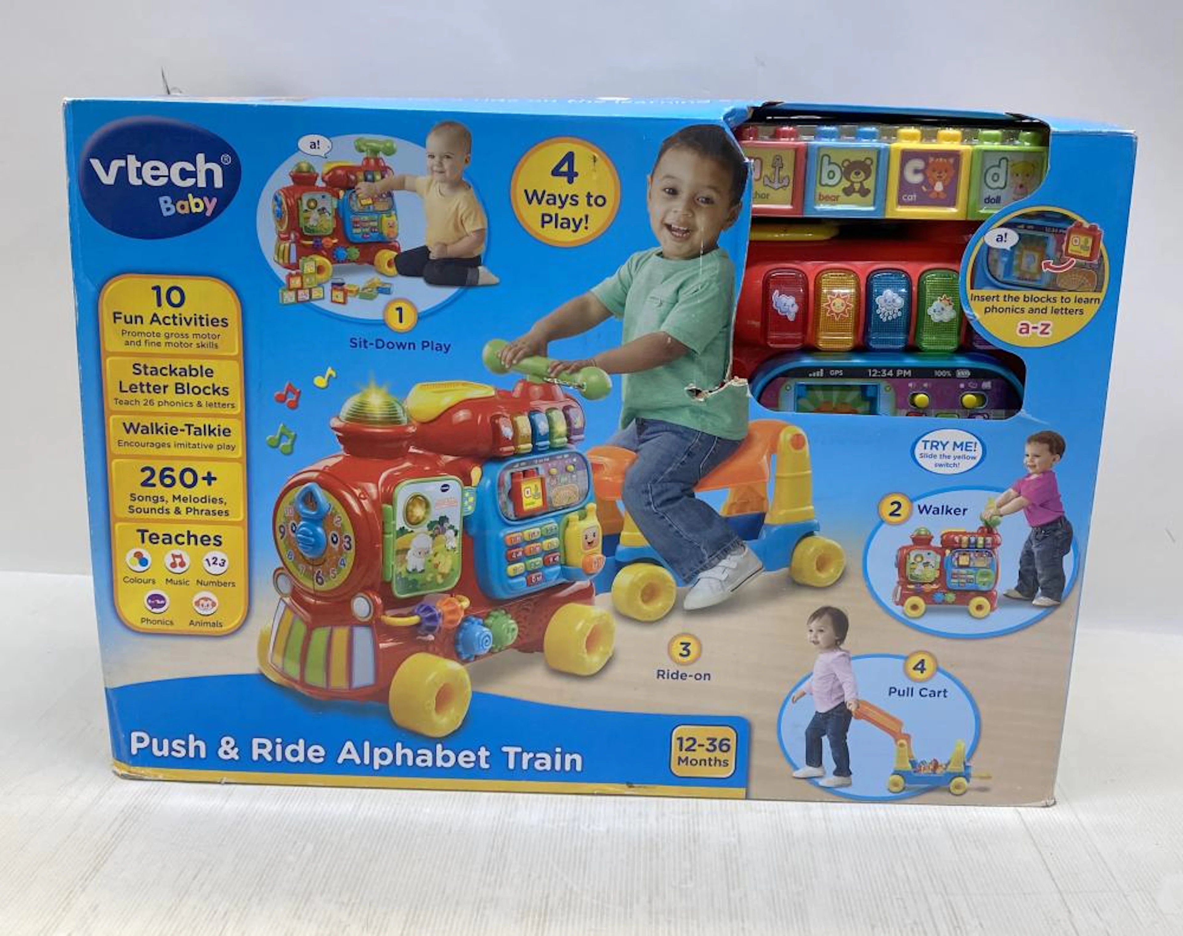 A ride on toy marked vtech
