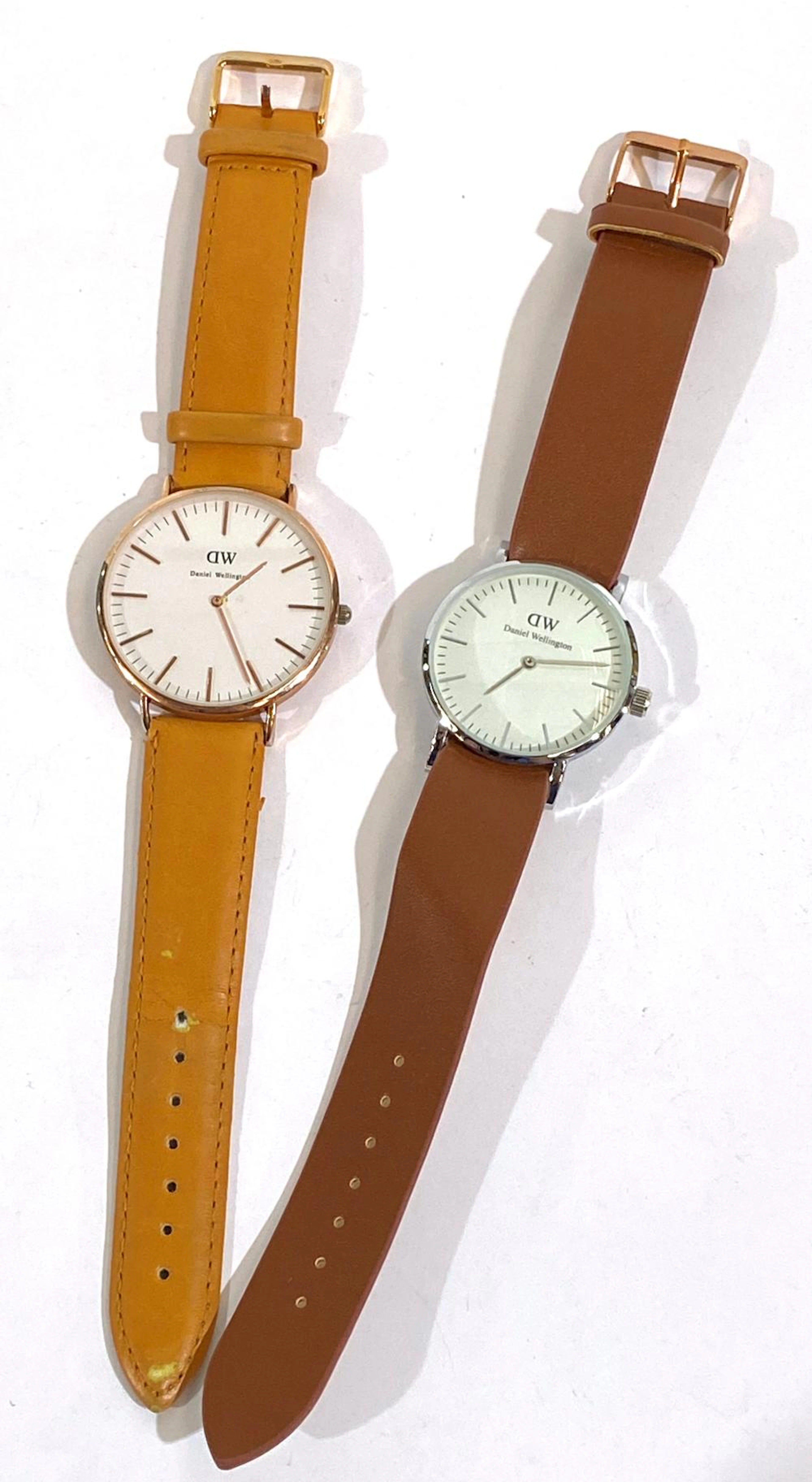 Two Wrist Watches marked Daniel Wellingto