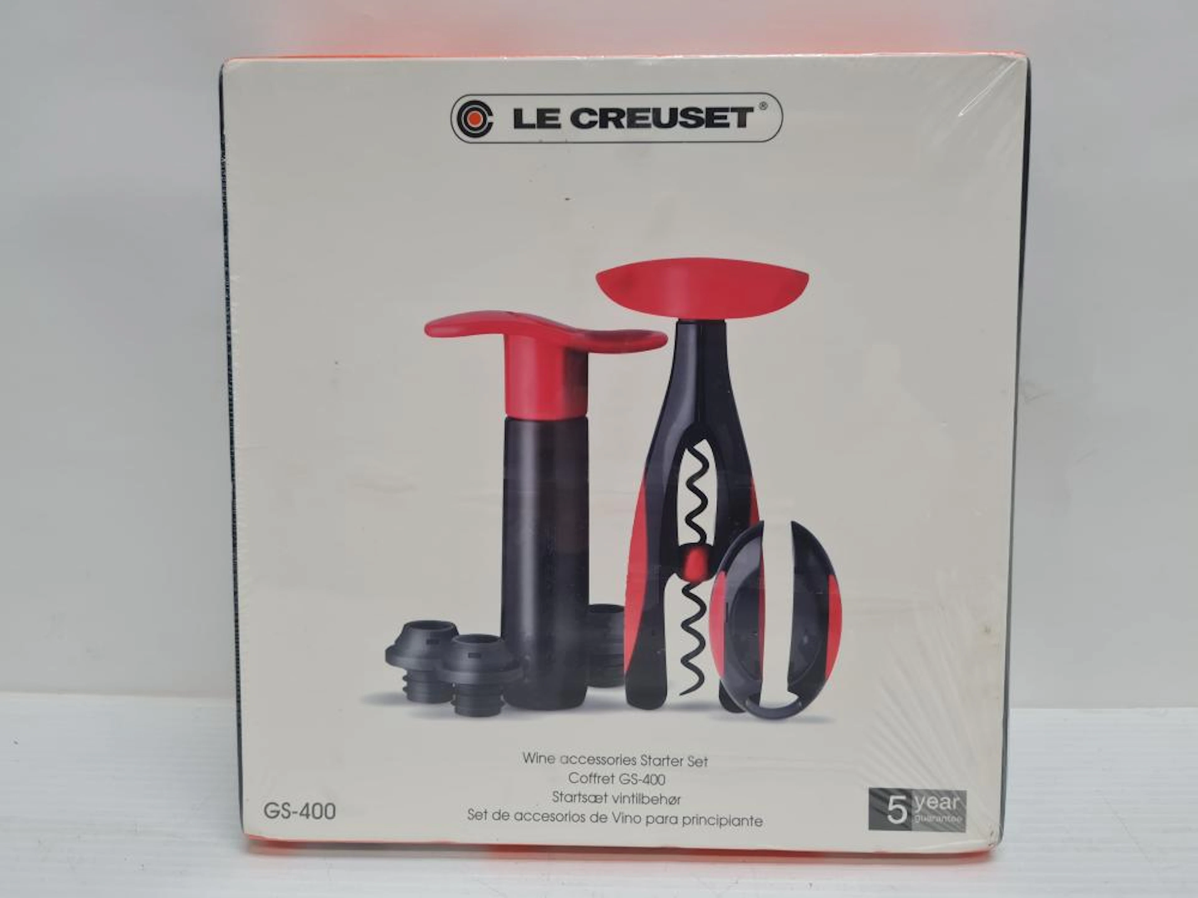 A Le Creuset Wine accessories starter set