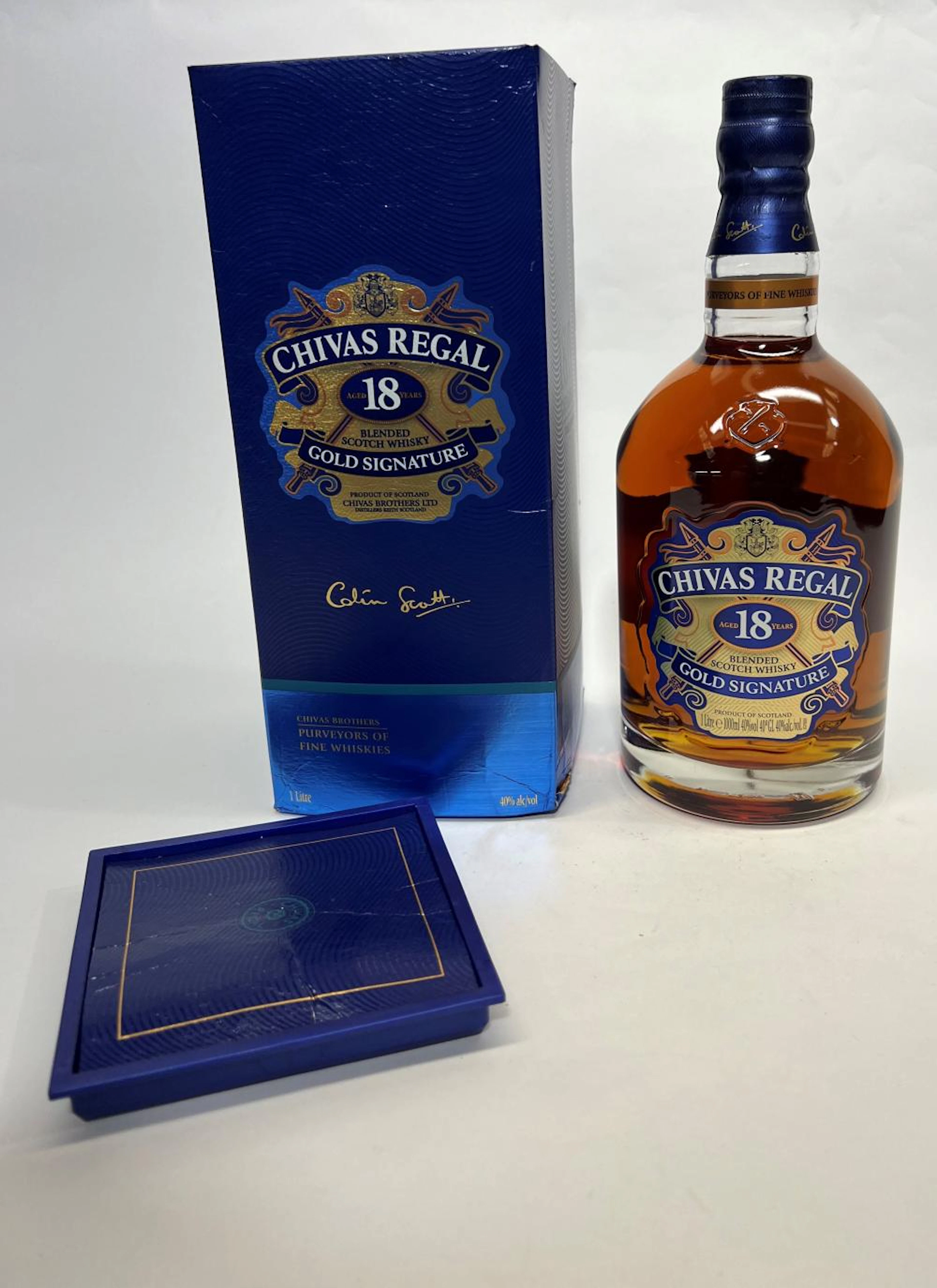 One Chivas Regal Gold Signature Blended Scotch Whiskey