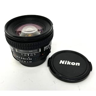 A Nikon AF Nikor 20mm 1:28 D Camera Lens, Japa