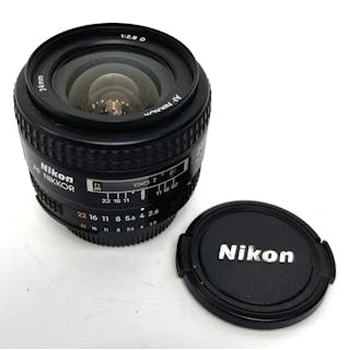 A Nikon AF Nikkor 24mm 1:2.8 D Camera Lens, Japa