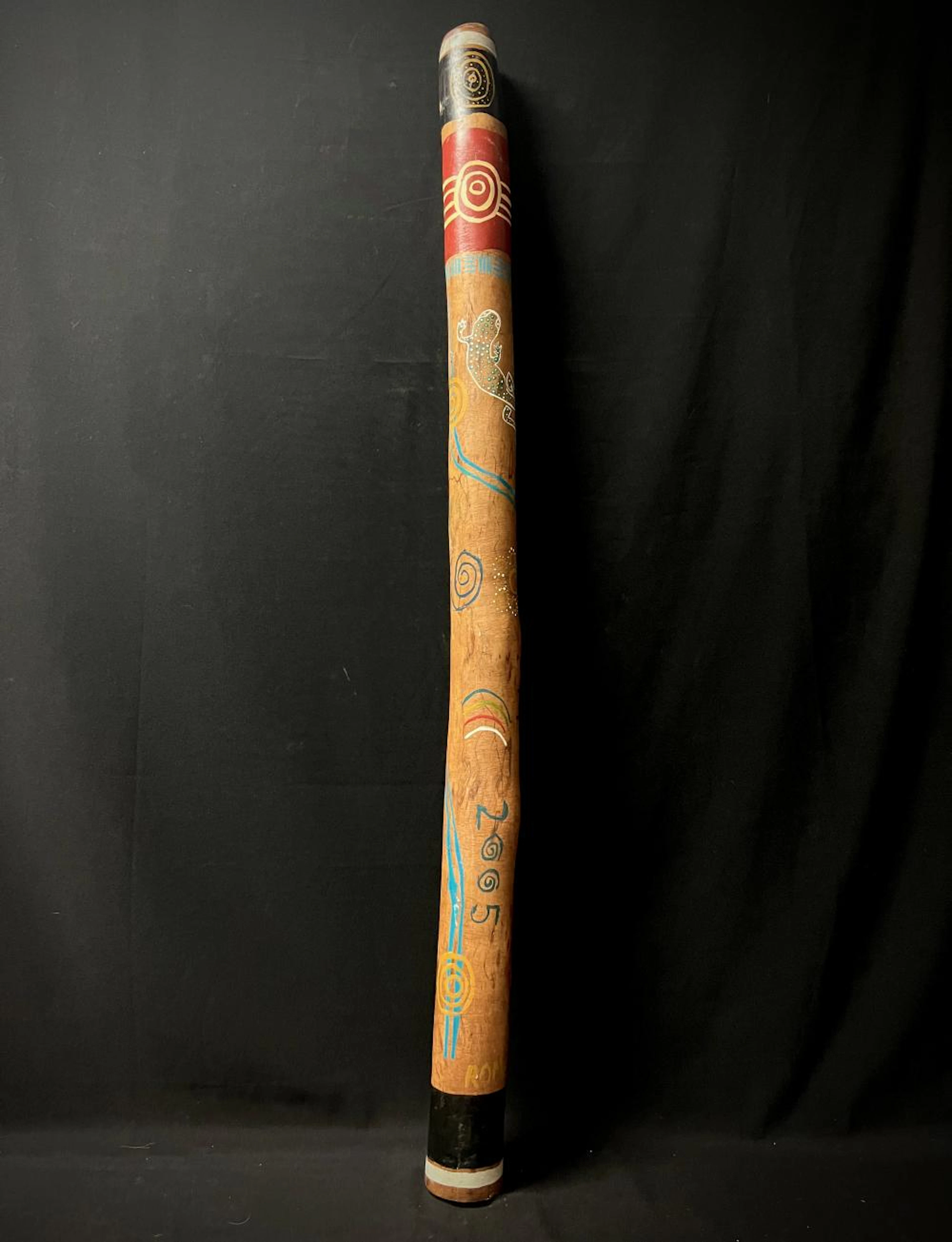 A Contemporary Didgeridoo with Painted Desig