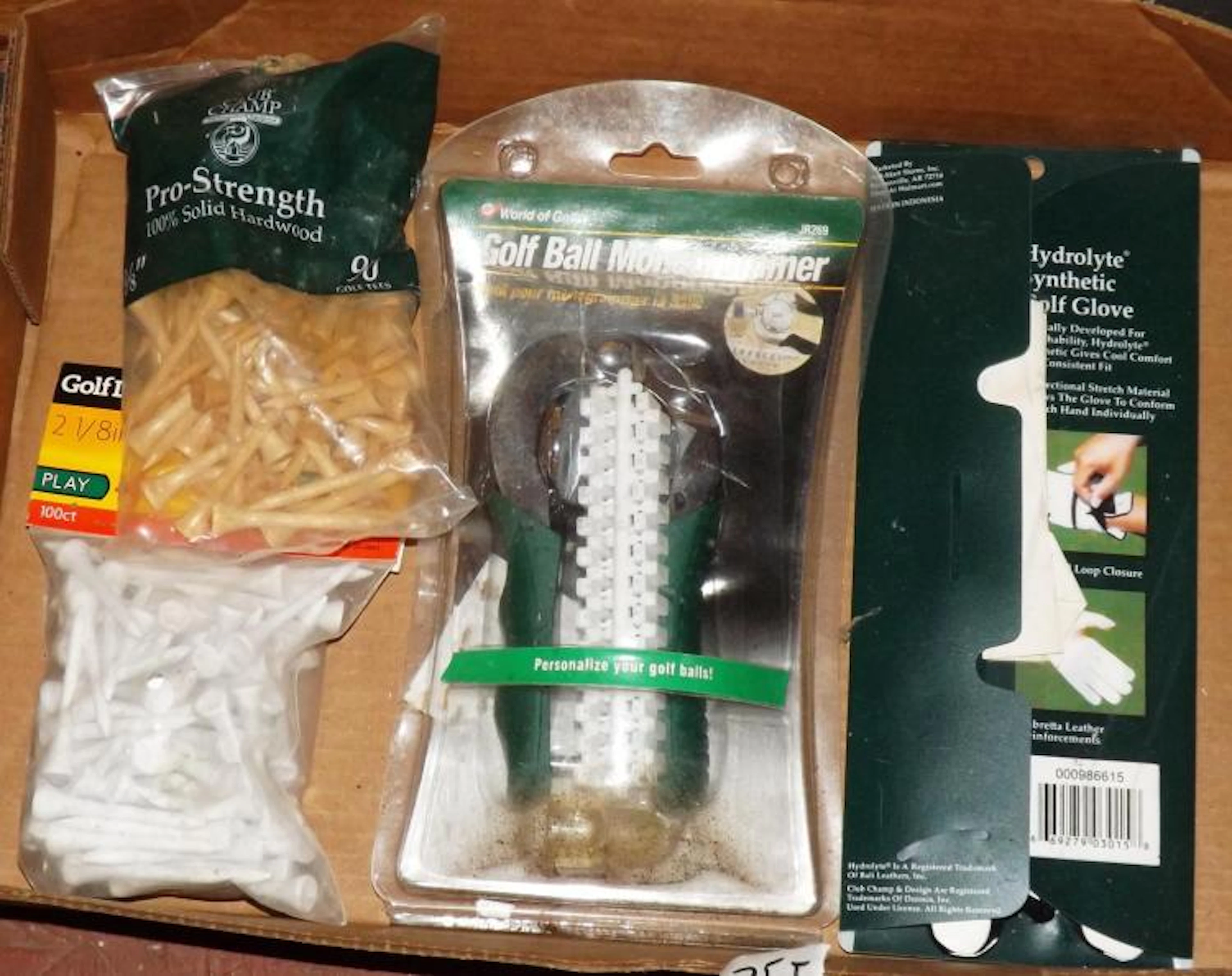 Box Lot-Golf Related Memorabilia