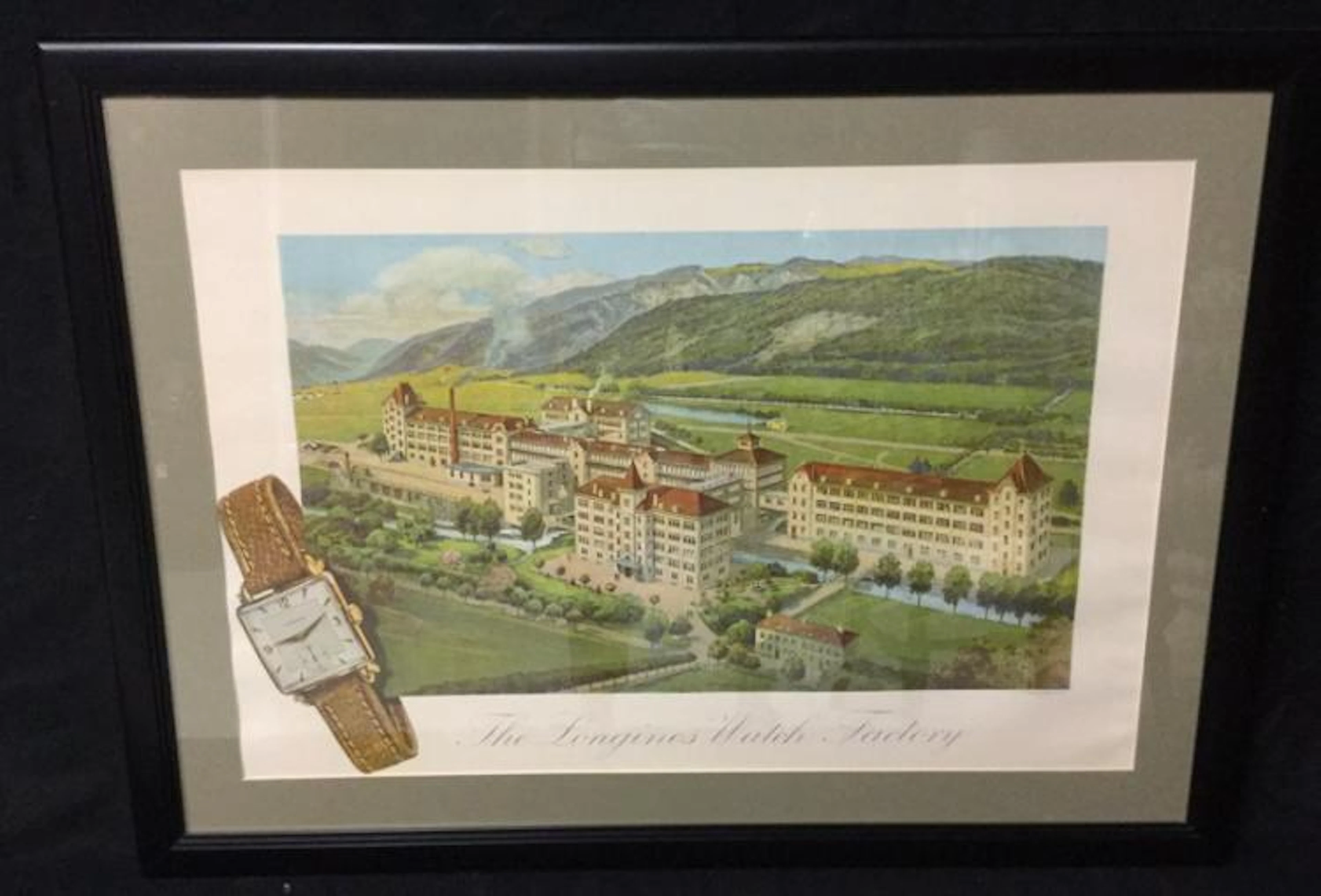 The Longines Watch Factory Print Framed The Longines Watch Factory Print Framed