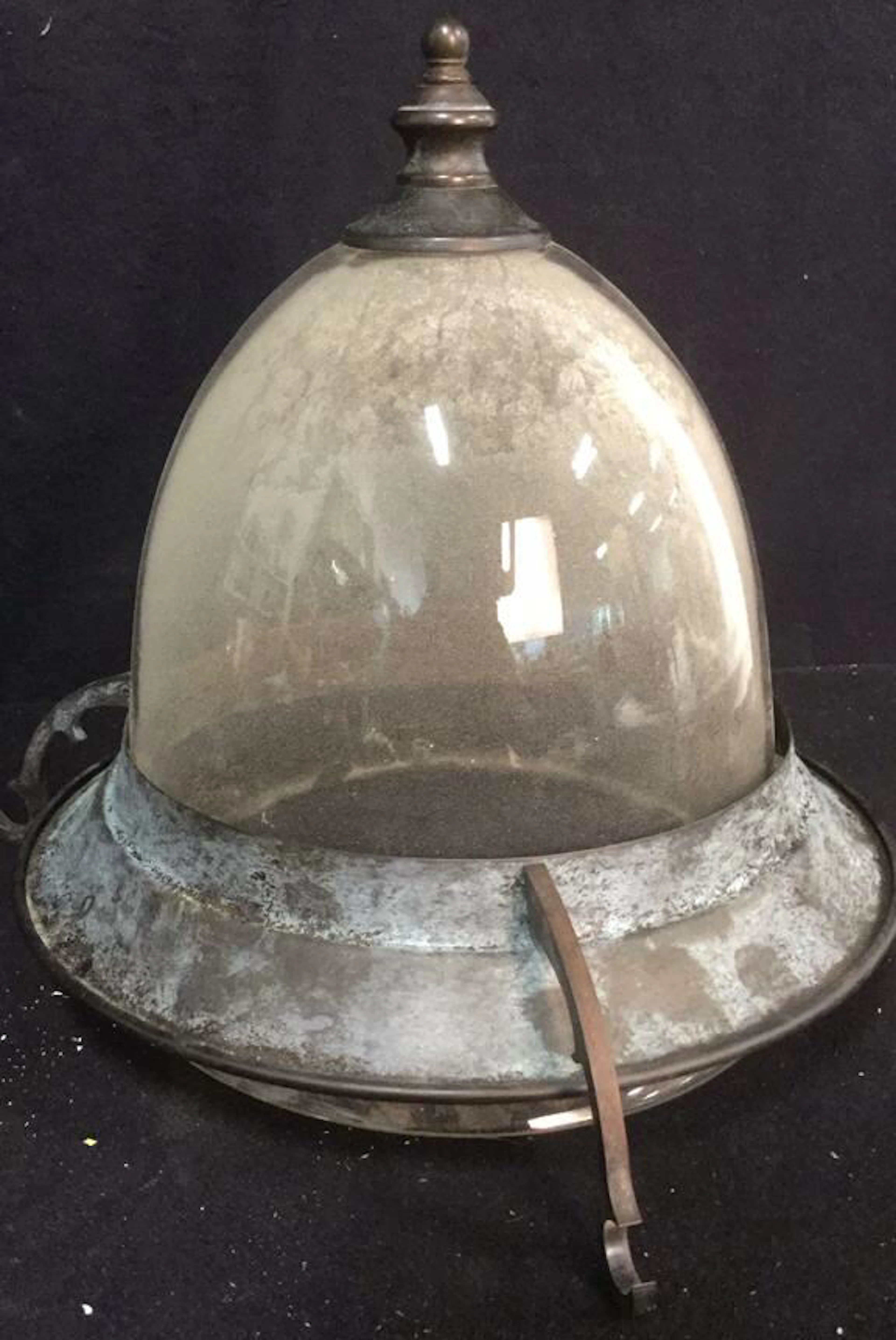 Glass & Metal Ceiling Lantern