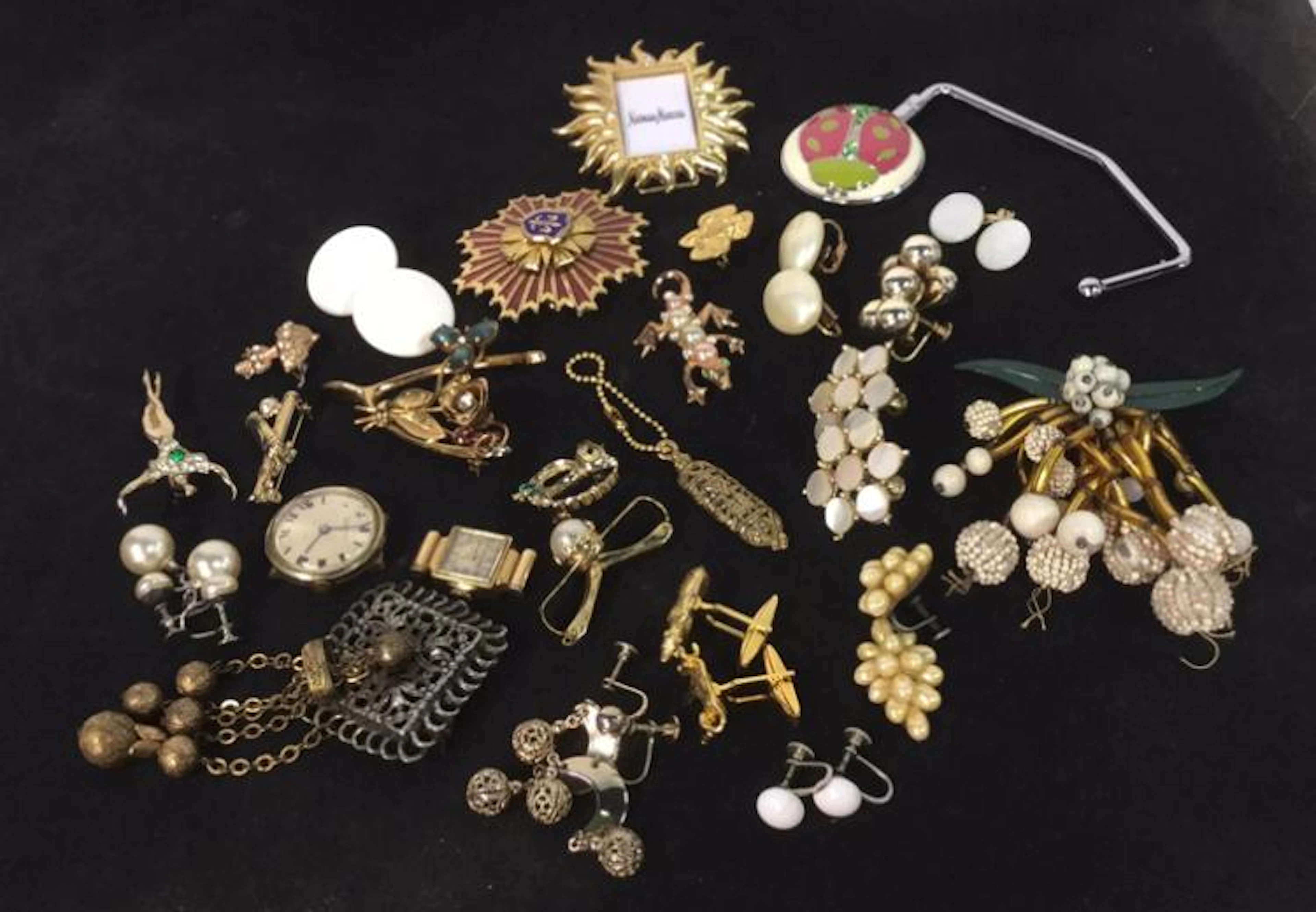 Lot 27 Assorted Estate Jewelry Brooches & More