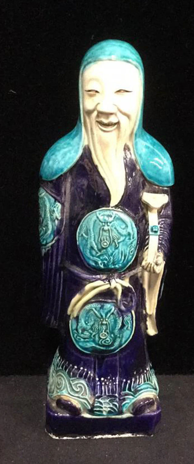 Vintage Asian Oriental Figure Ceramic