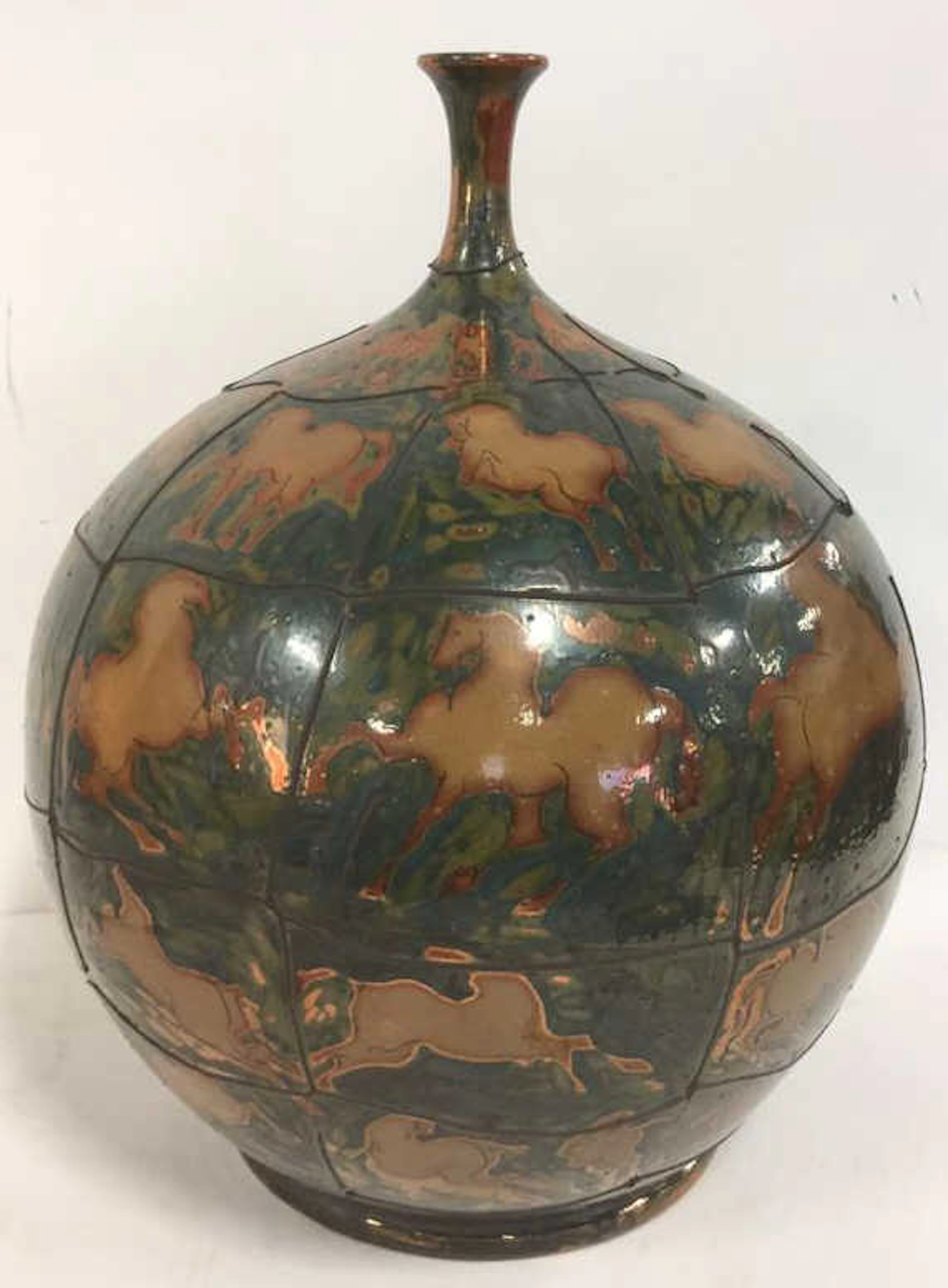 Paola Staccioli Large Ceramic Vase Sculpture