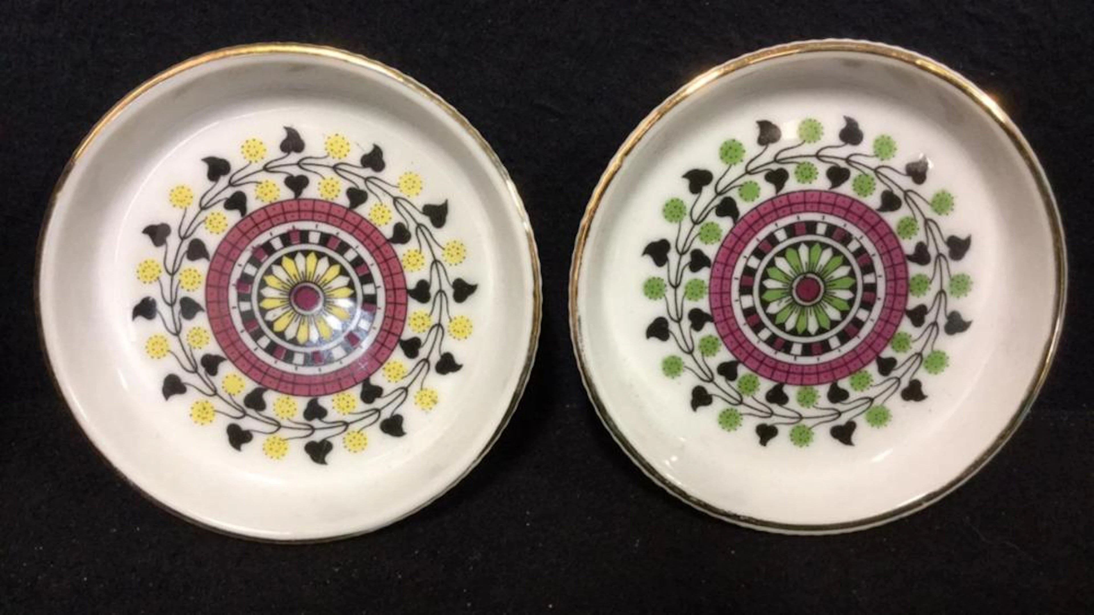 Lot 7 Vintage Japanese Porcelain Ceramic Coasters